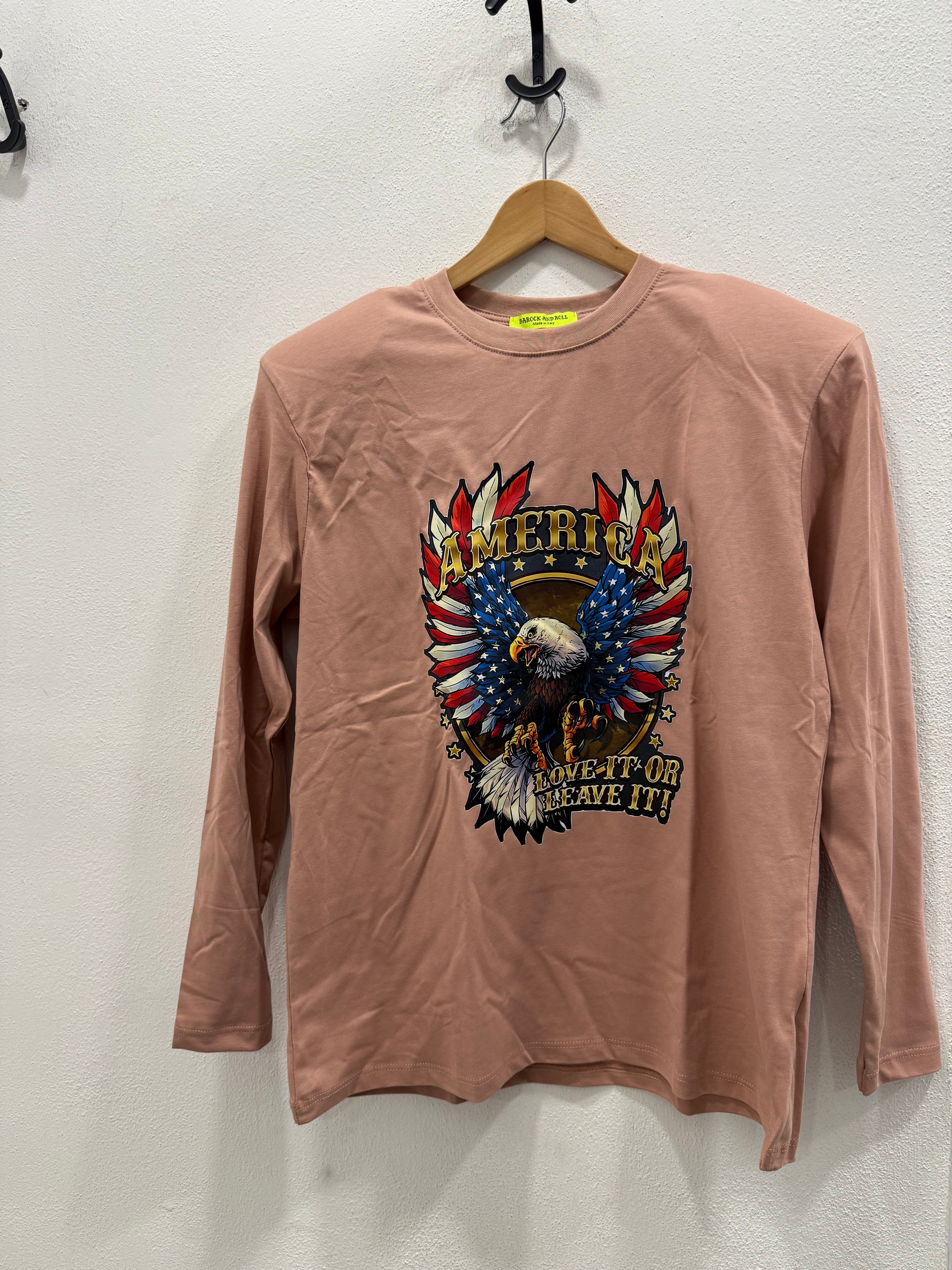 T-SHIRT SPALLINA AQUILA ROSA