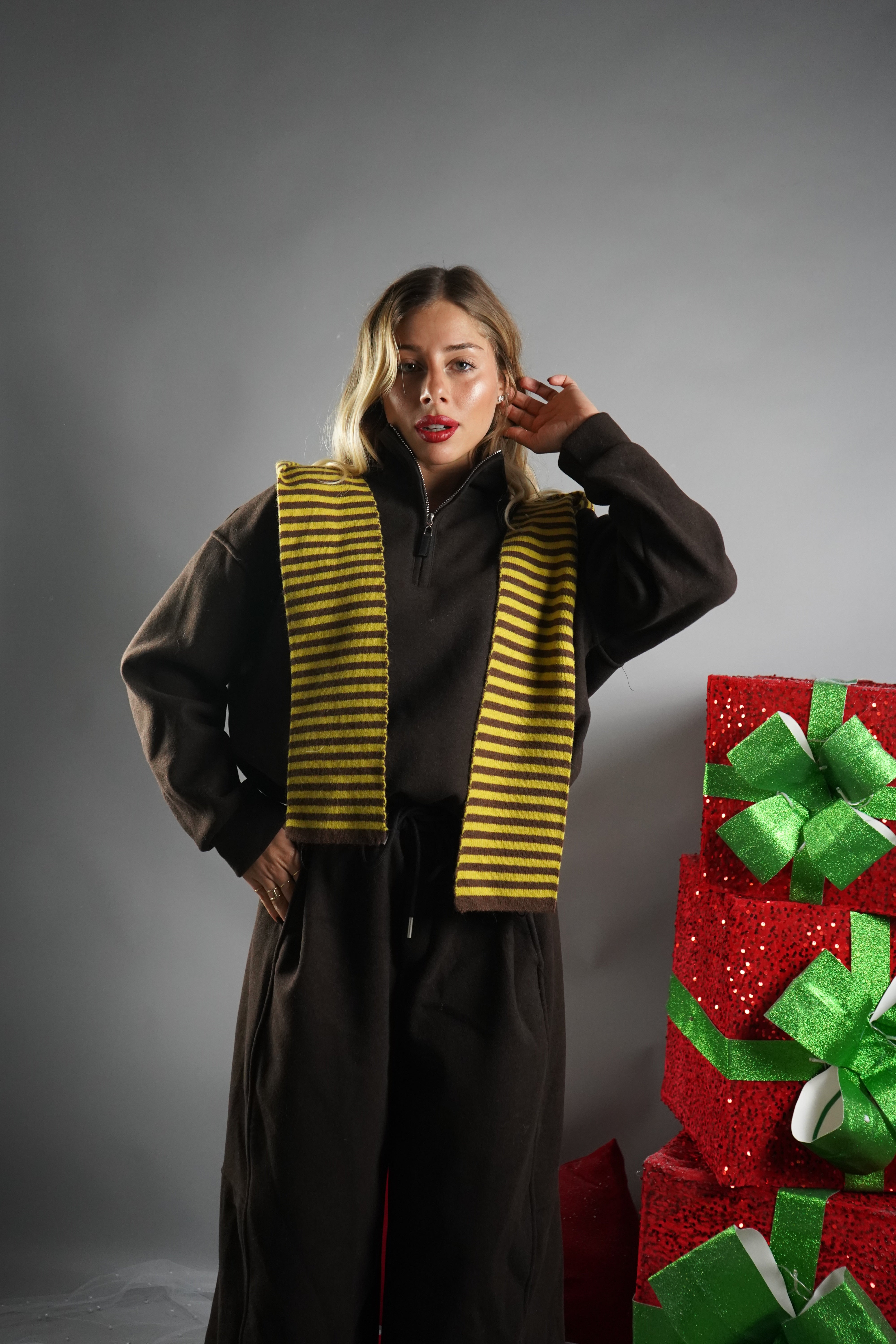 COORDINATO LANA CON SCIARPA POTTER