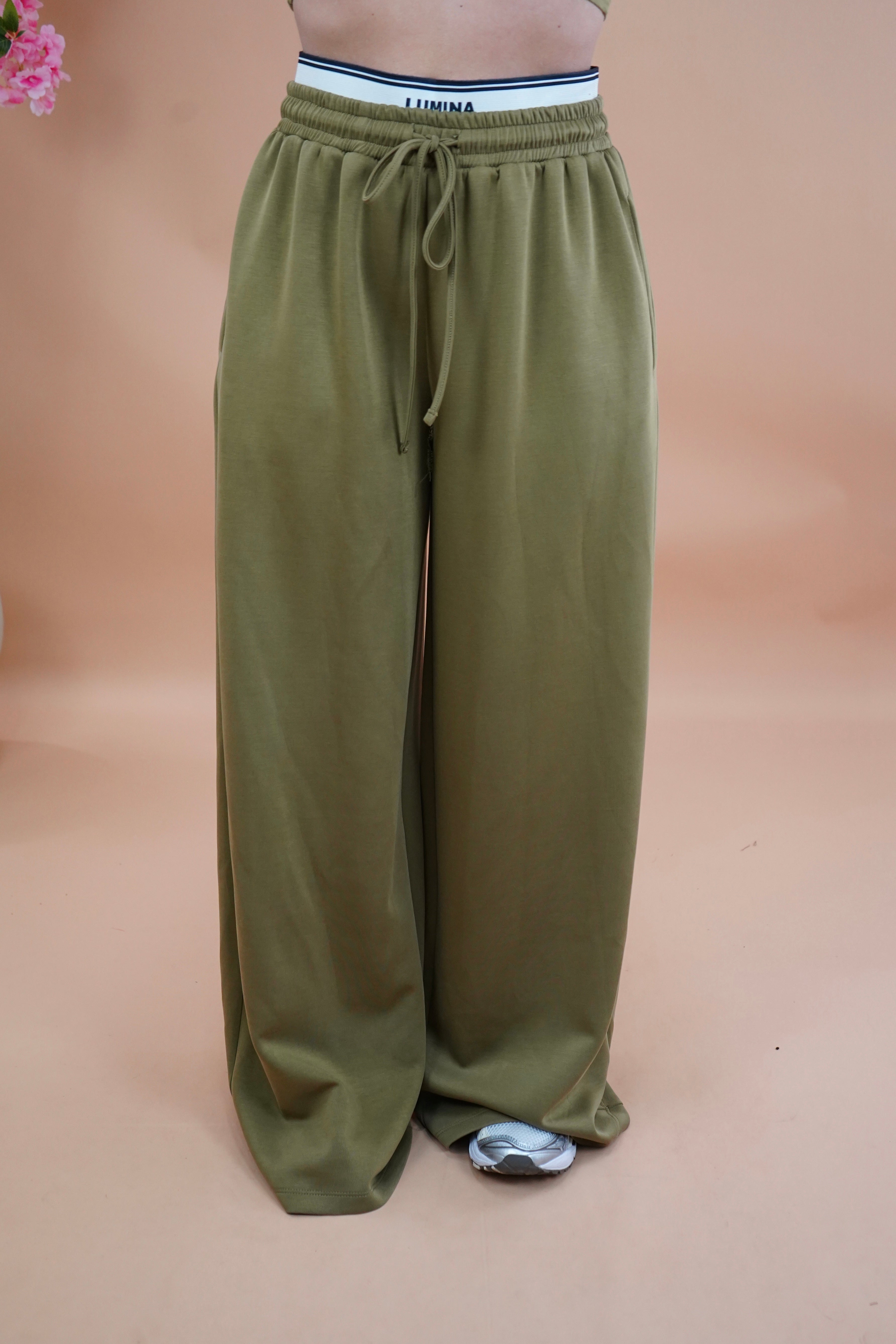 PANTALONE TUTA LUMINA VERDE OLIVA