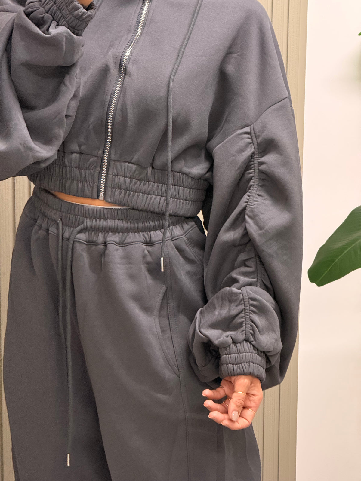 COORDINATO TUTA GRAZIA GRIGIO SCURO