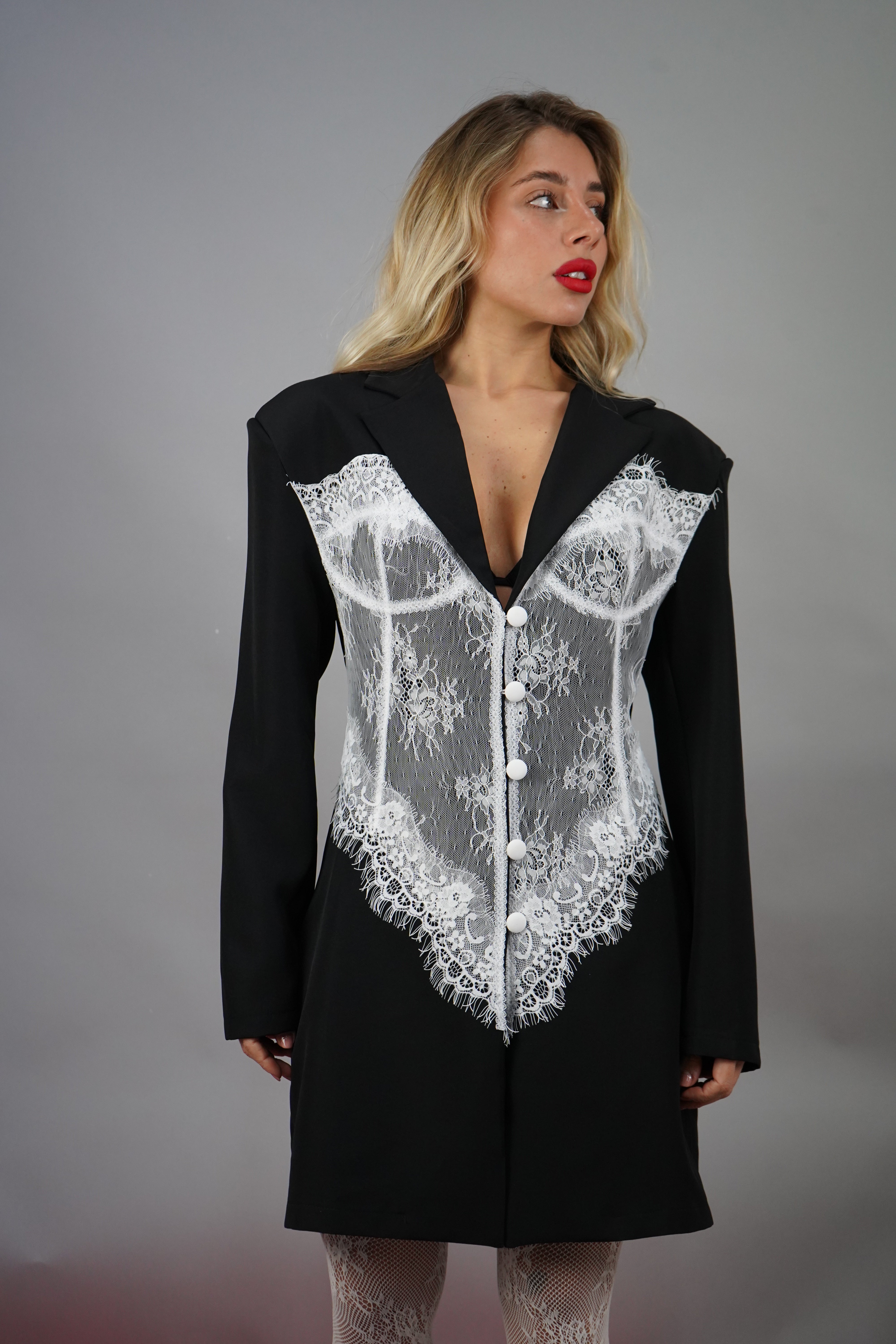 BLAZER DRESS BRIDGERTON NERO