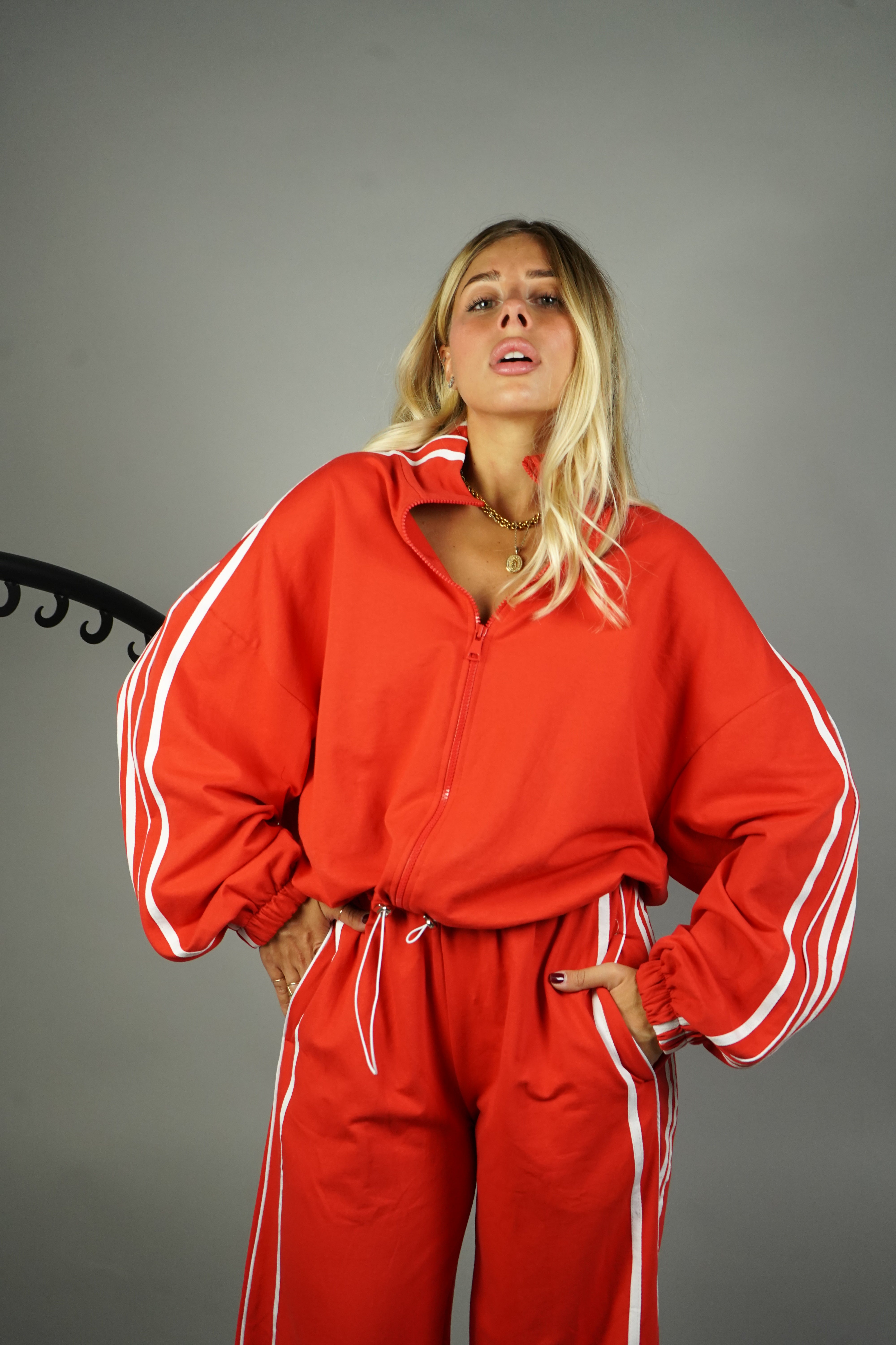 COORDINATO TUTA DAISY ROSSO