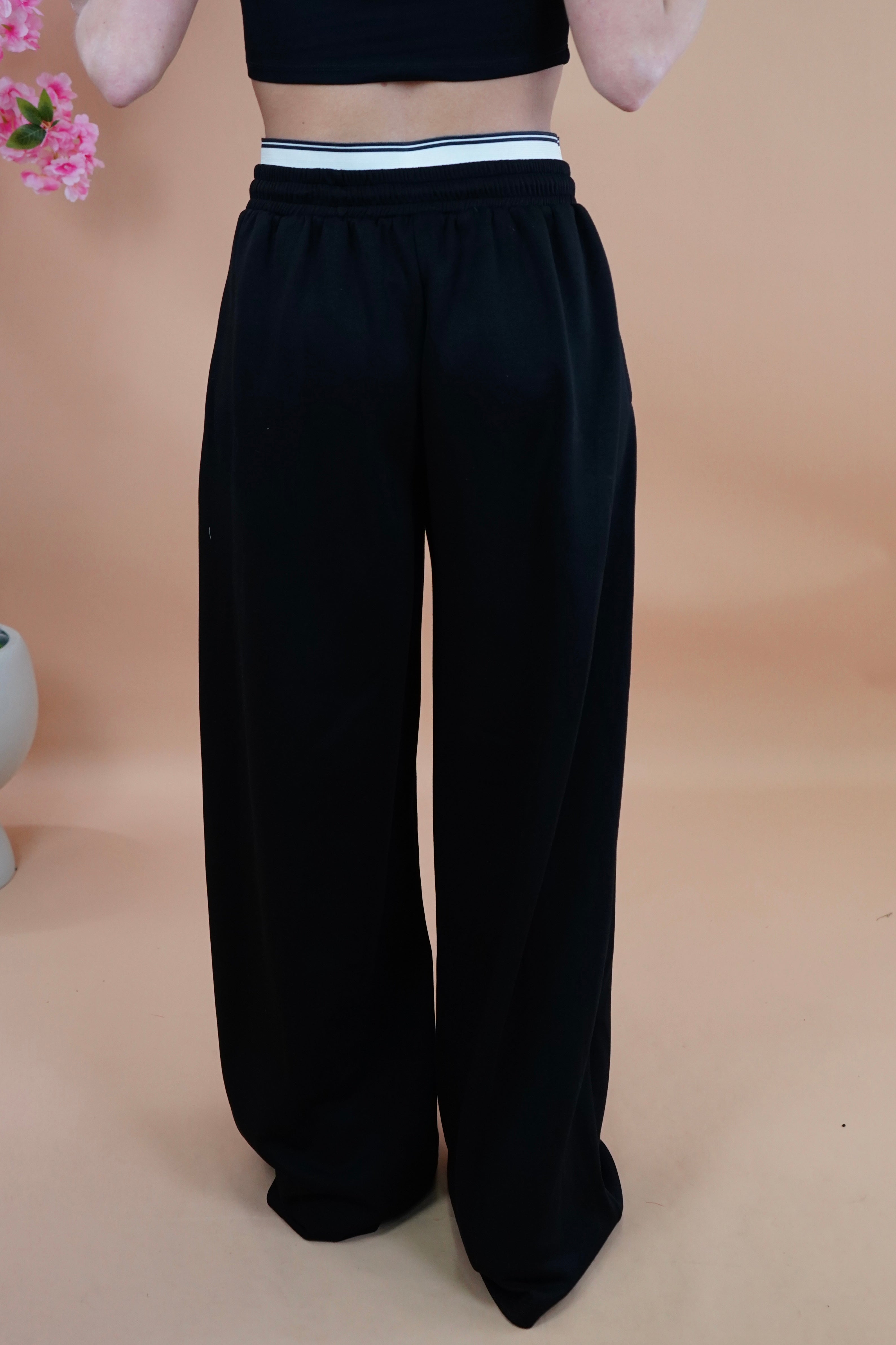 PANTALONE TUTA LUMINA NERO