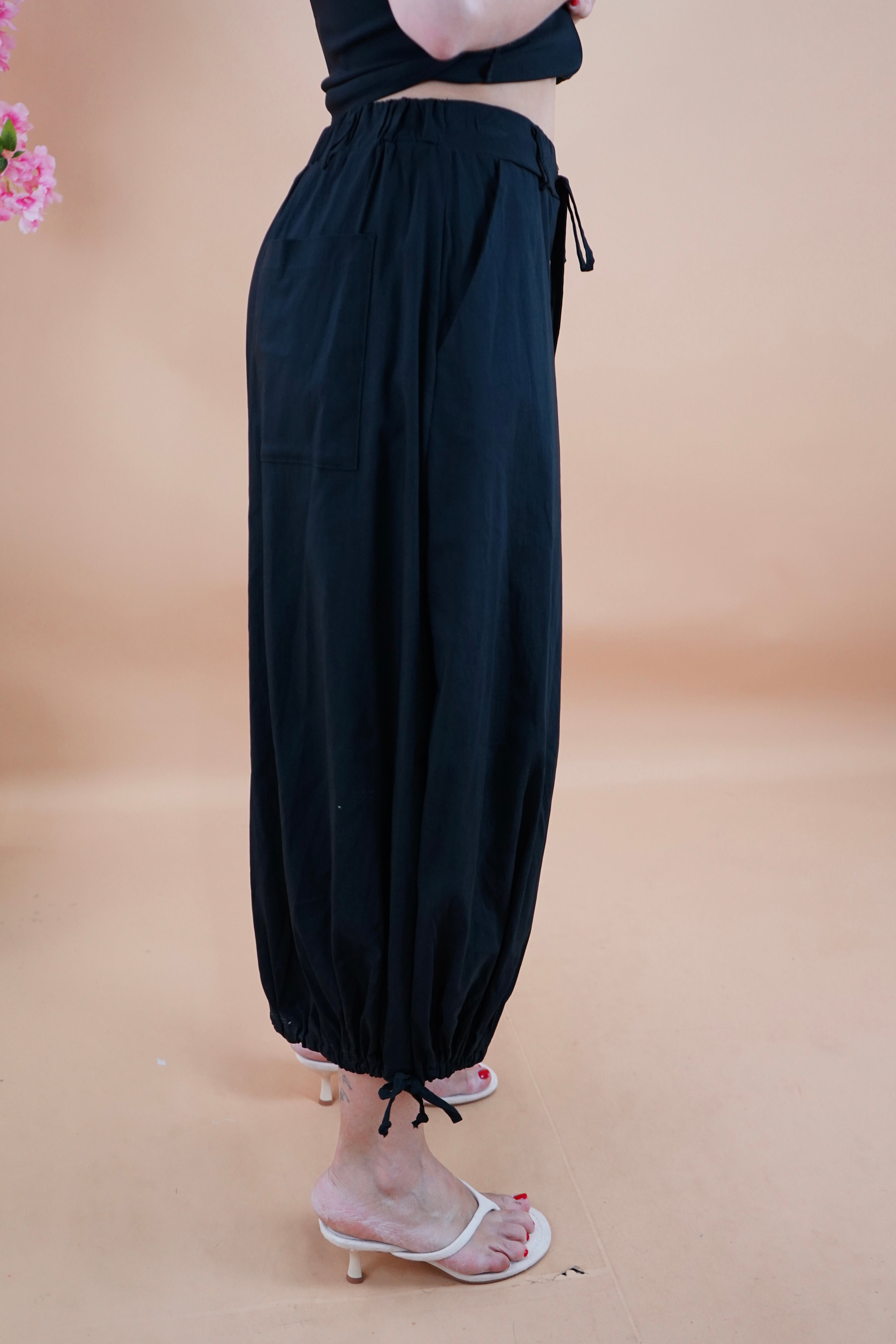 COORDINATO ROMINA NERO by lumina