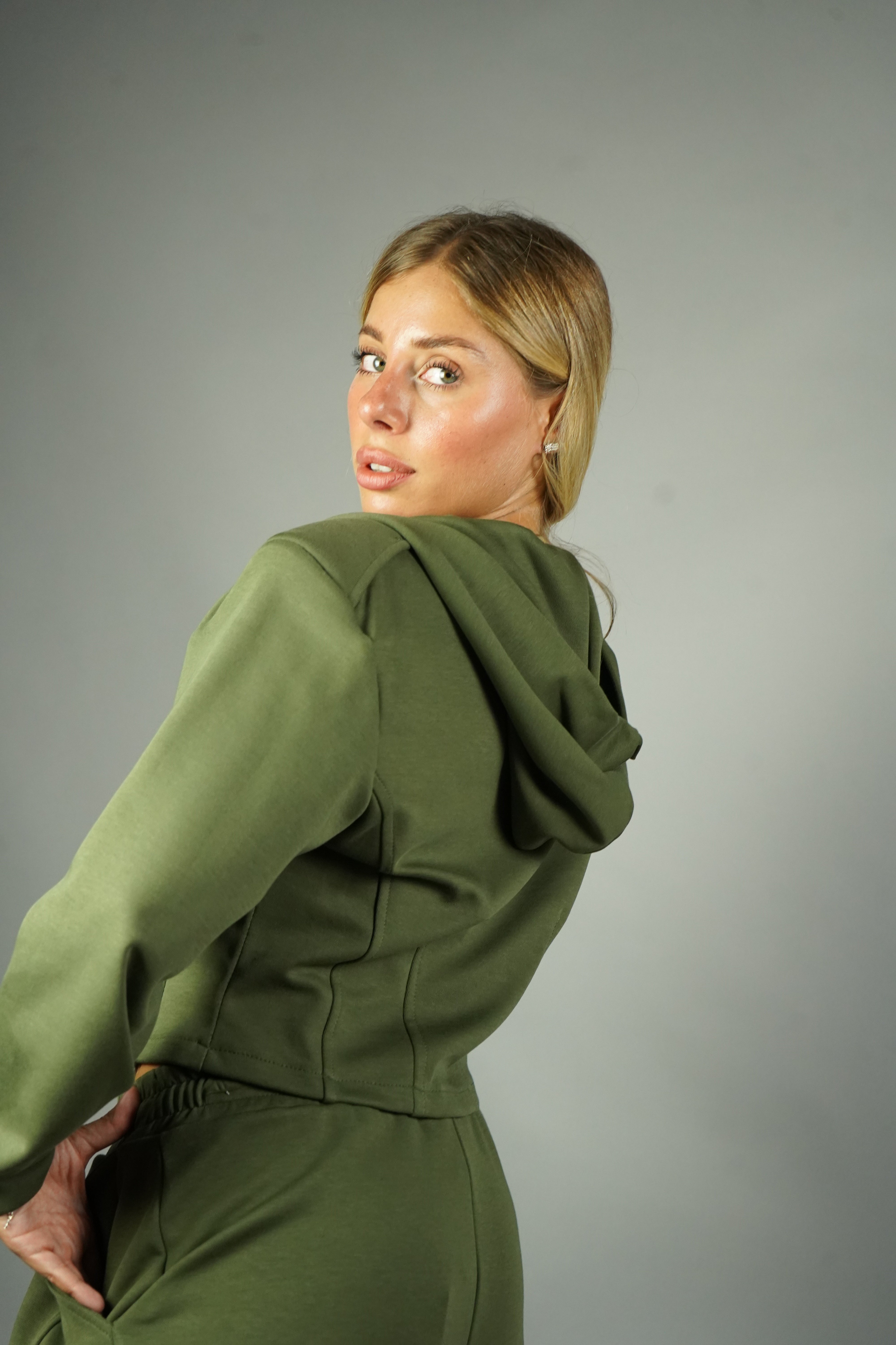 COORDINATO TUTA SPALLINE LUMINA VERDE