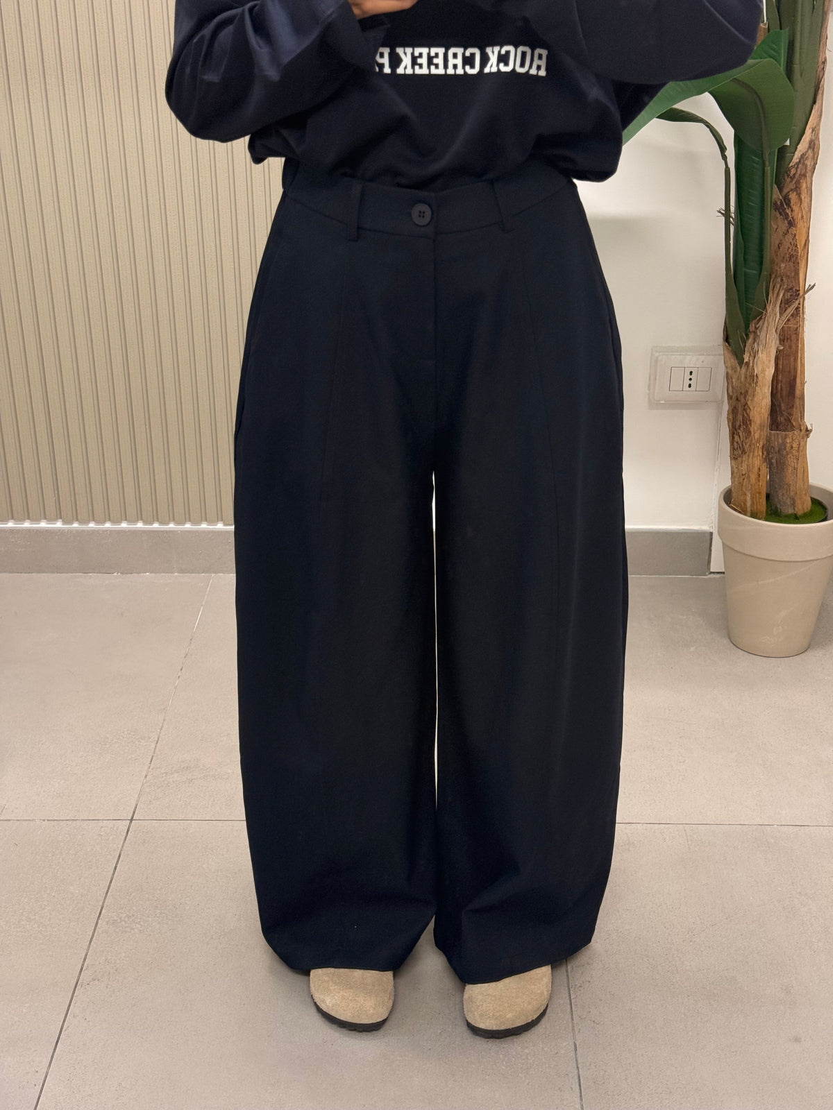 PANTALONE BARRELL BLU