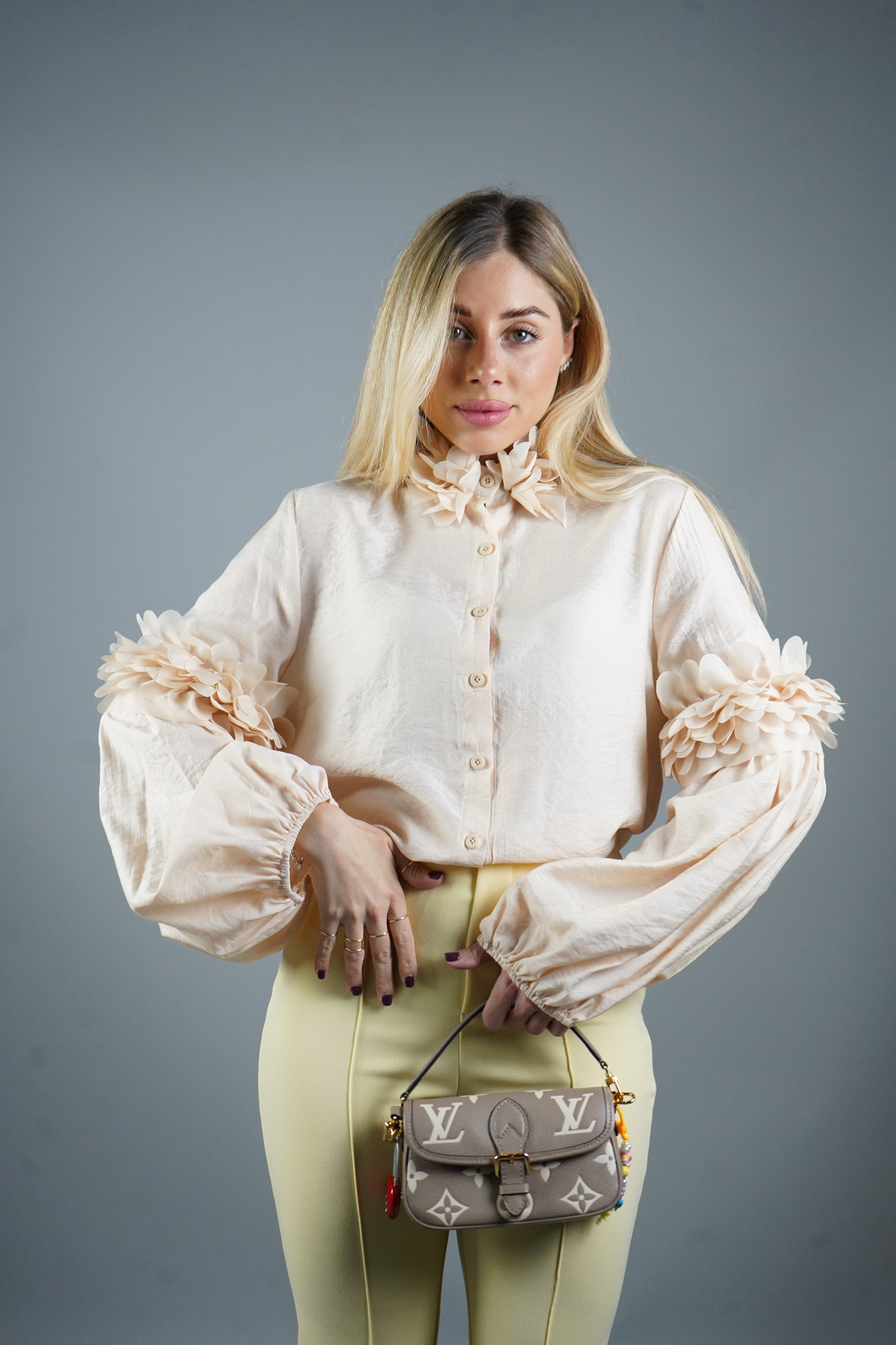 CAMICIA PEONIA BEIGE