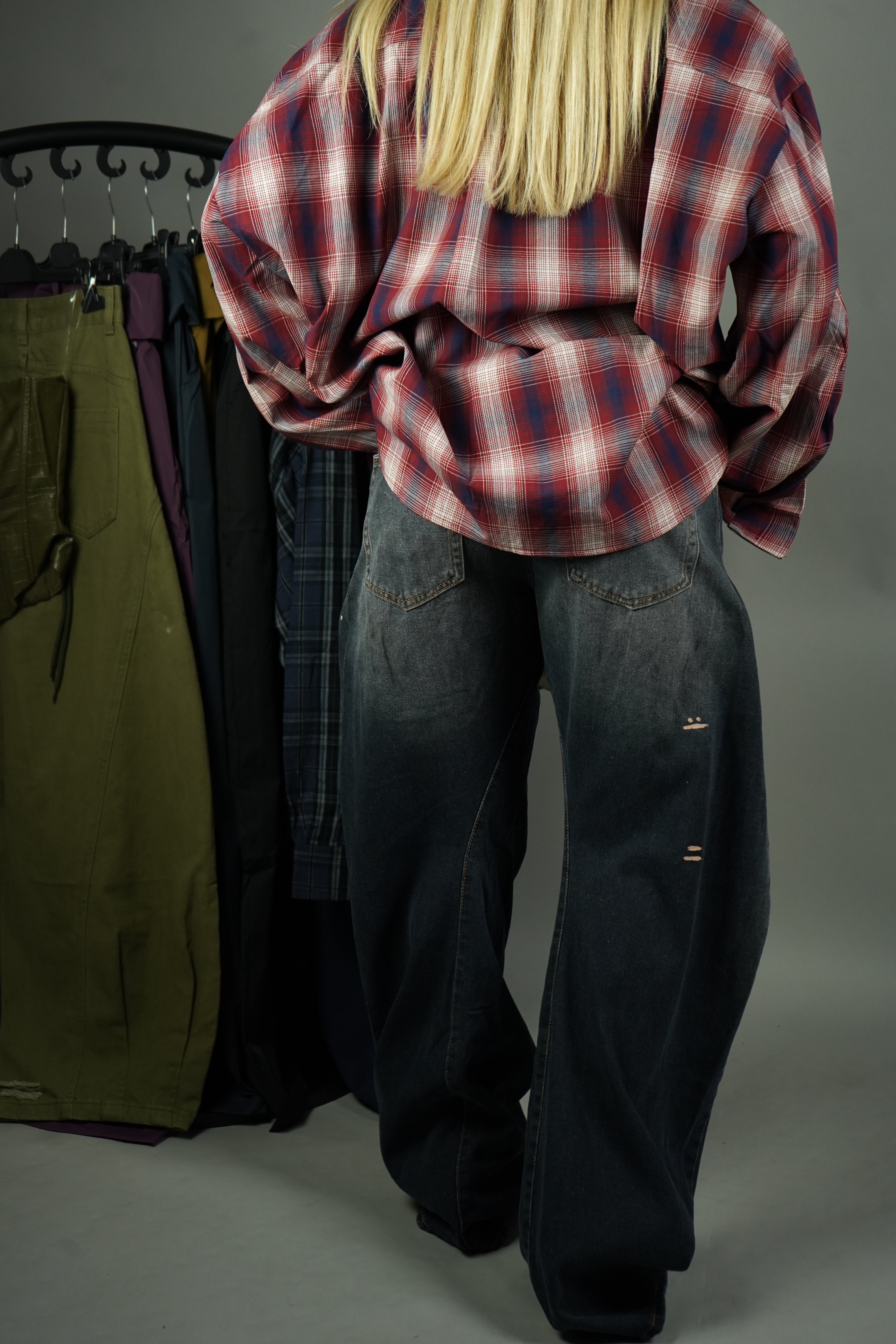 JEANS ACNE BLU SCURO