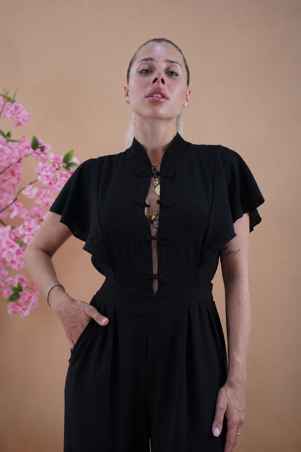 JUMPSUIT ALAMARI NERA