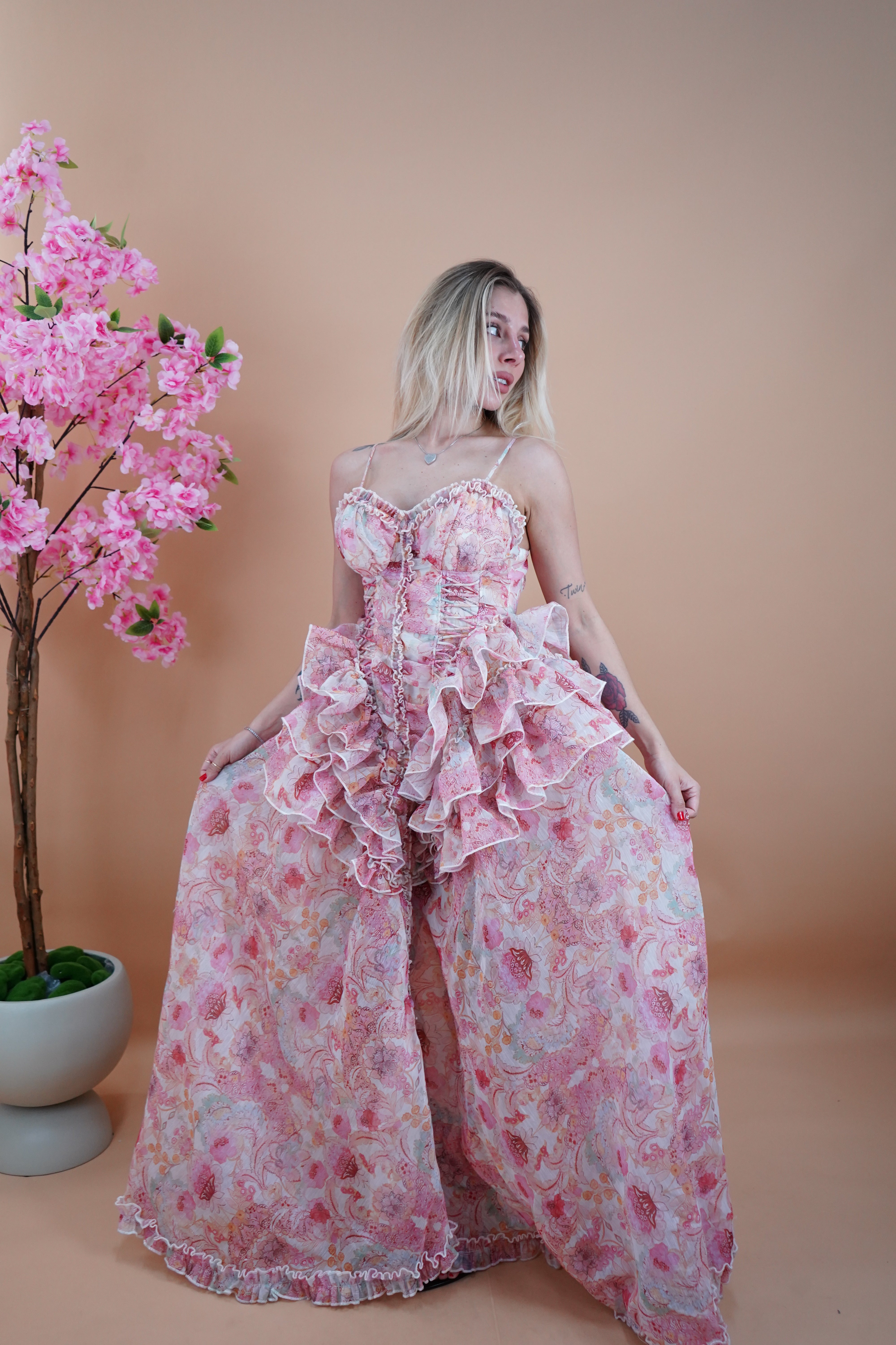 LONG DRESS ZIMMERMAN