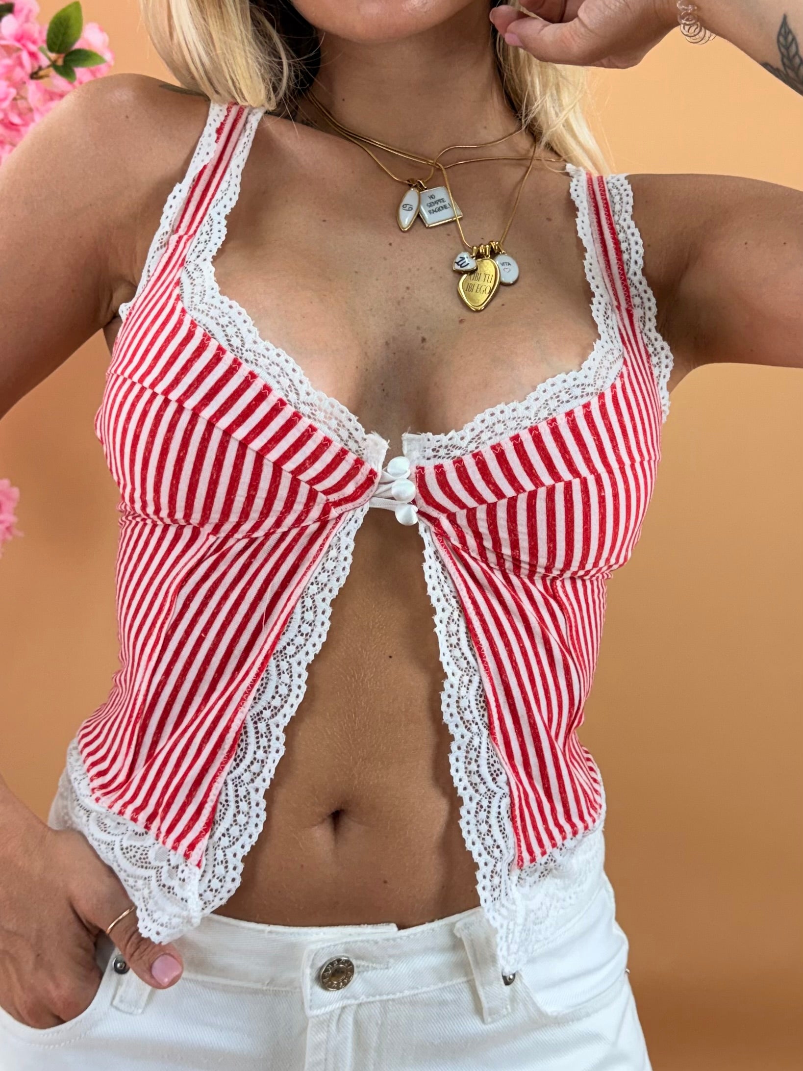 TOP VALERIA ROSSO