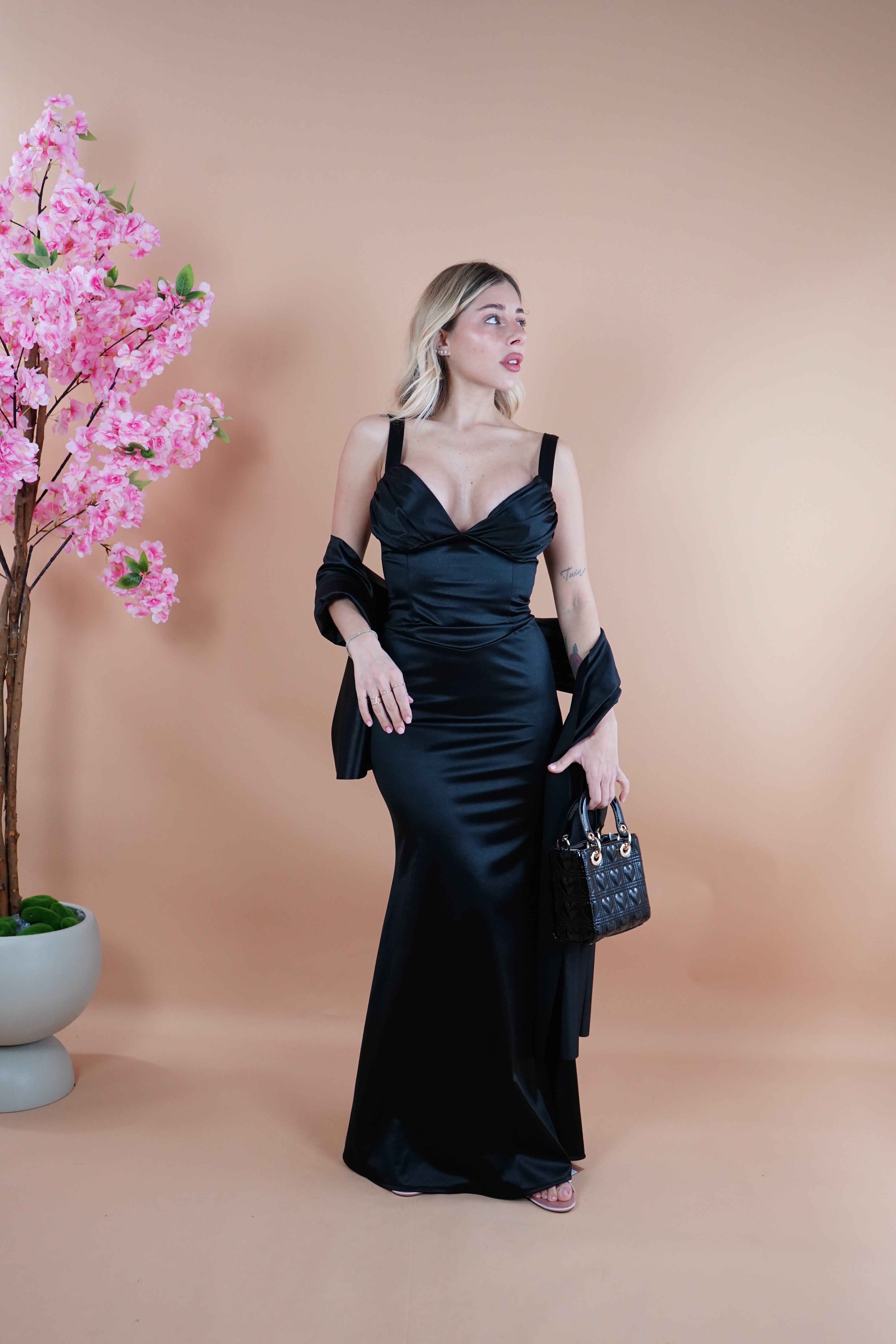 LONG DRESS SIRENA NERO