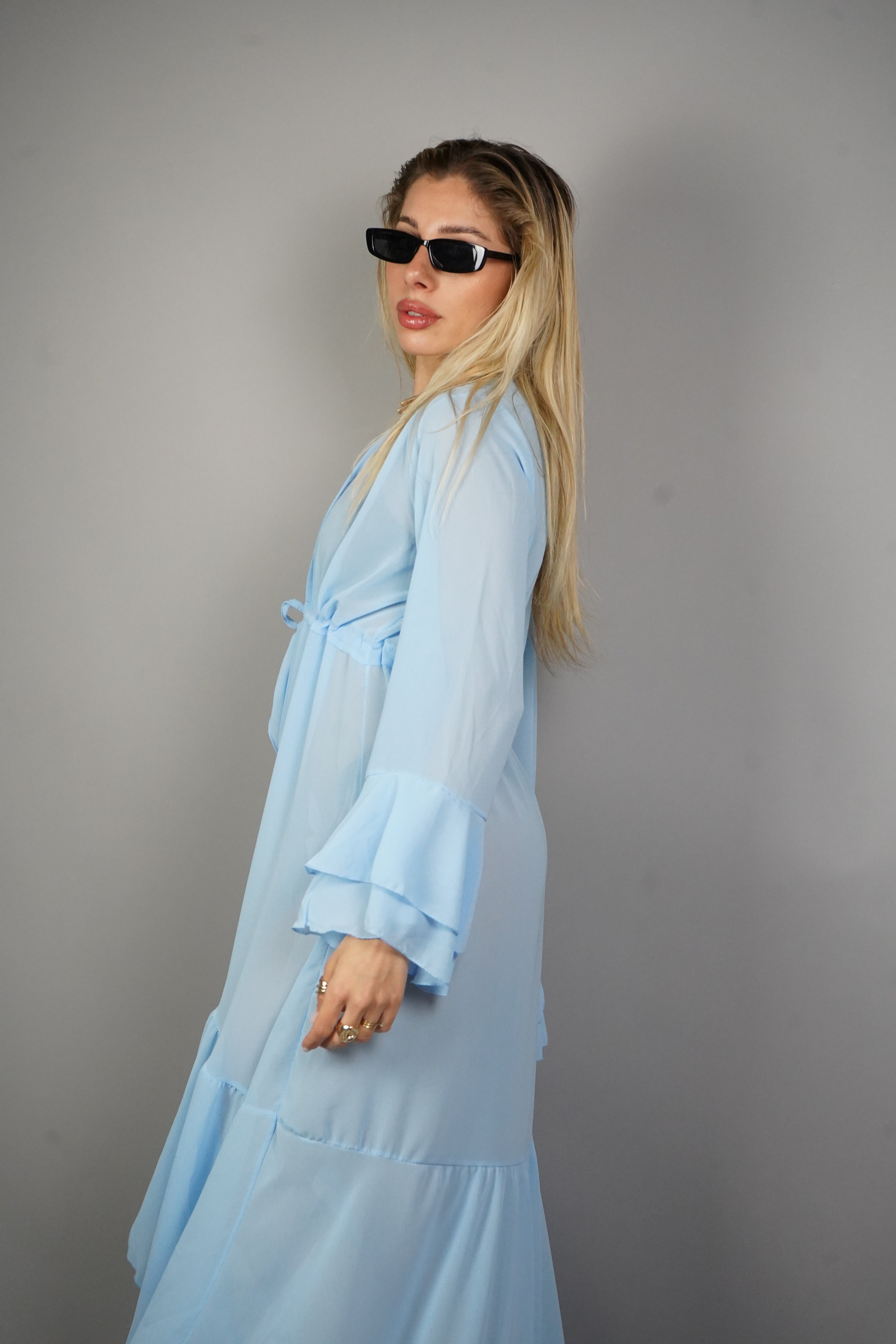 KIMONO ISCHIA AZZURRO