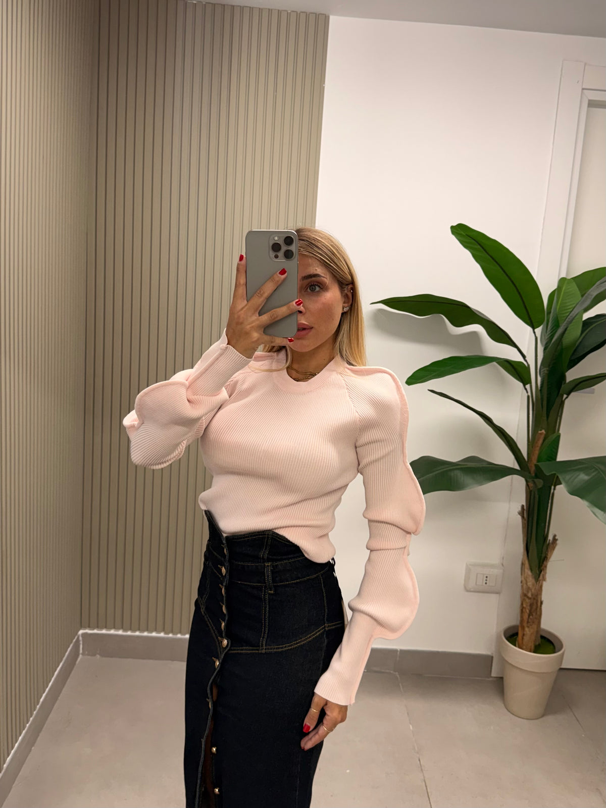 MAGLIA NUVOLA ROSA