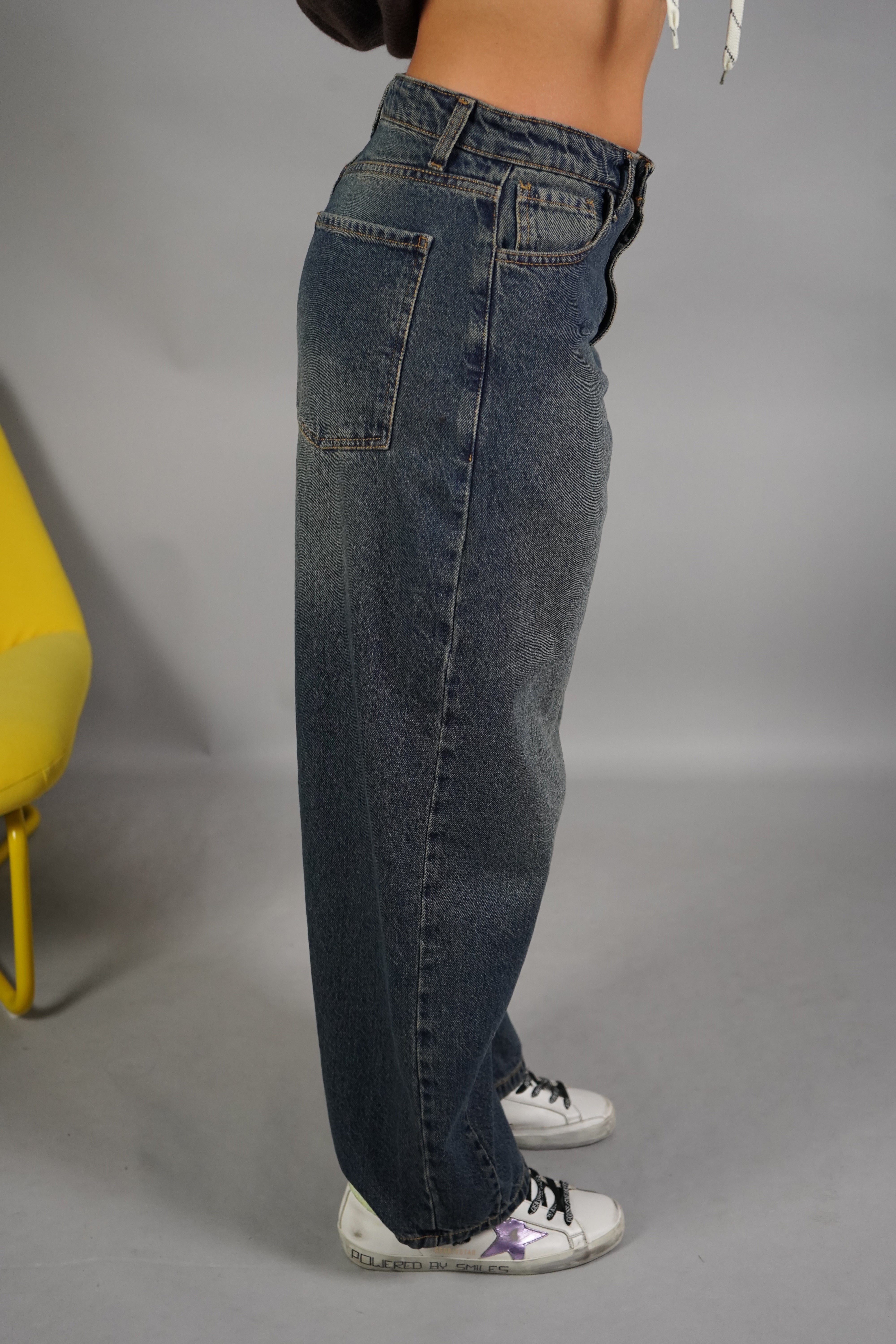 JEANS BARRELL LAVAGGIO SCURO