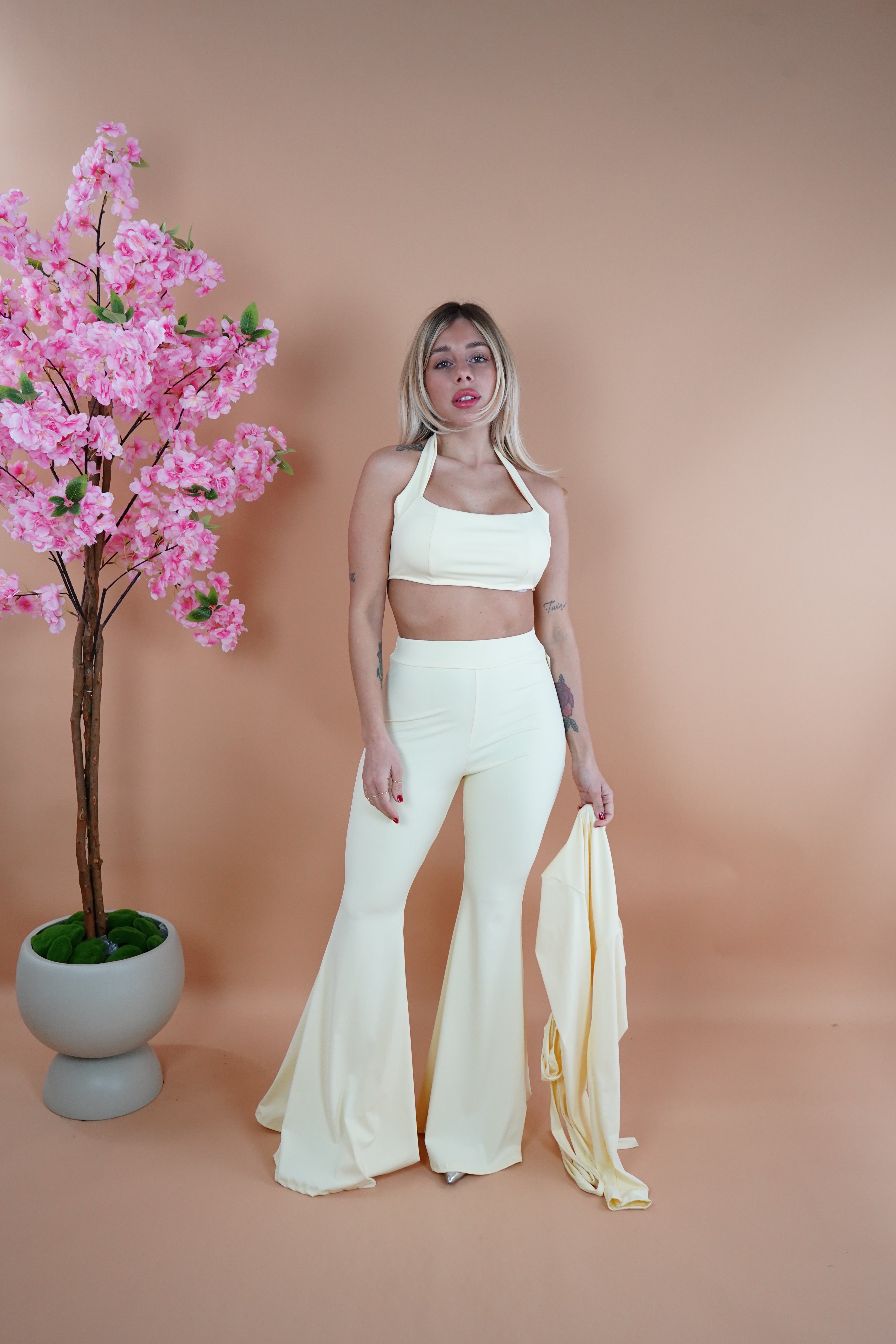 COORDINATO LYCRA ILARIA GIALLO