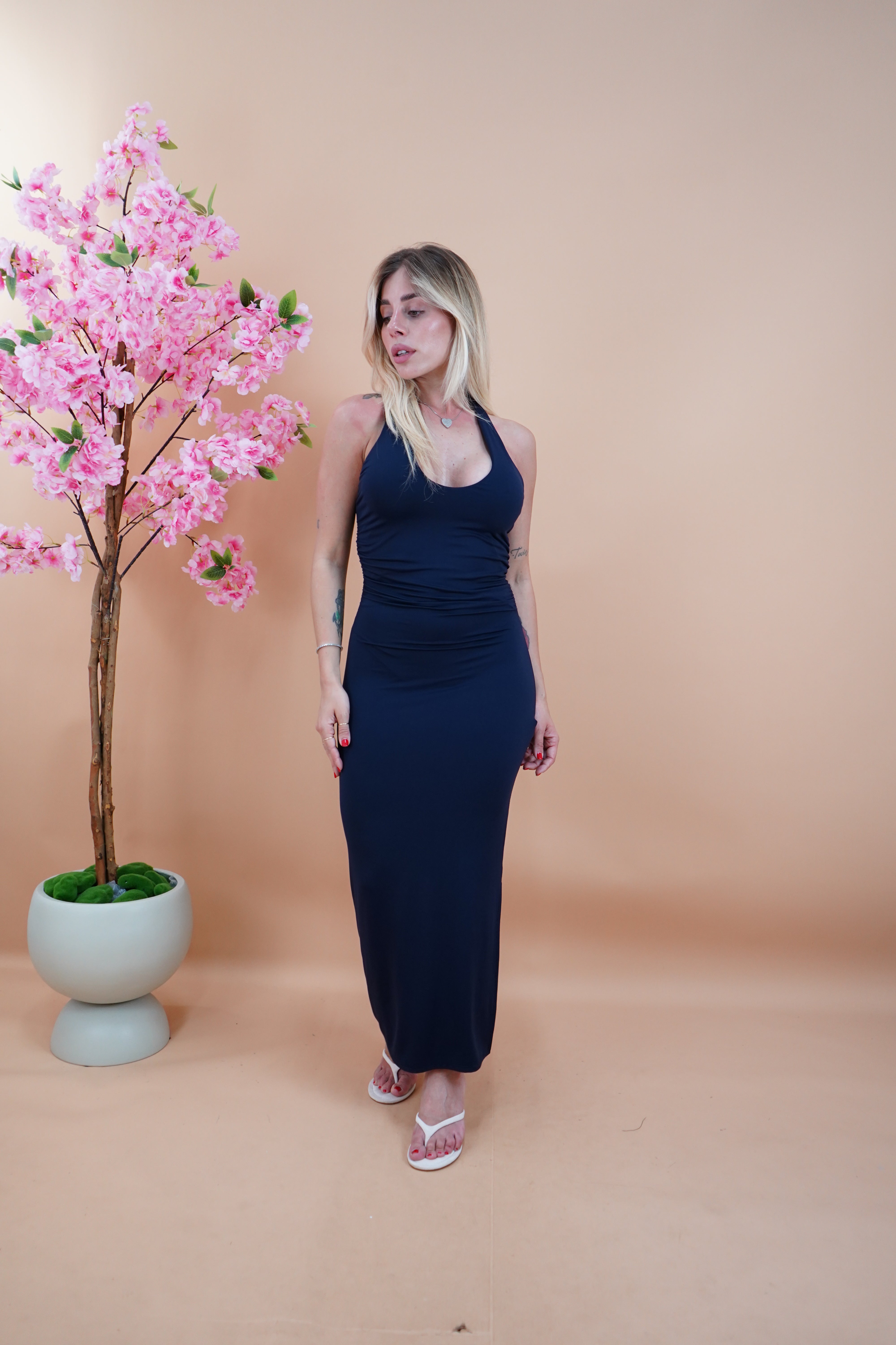 LONG DRESS ILARIA BLU