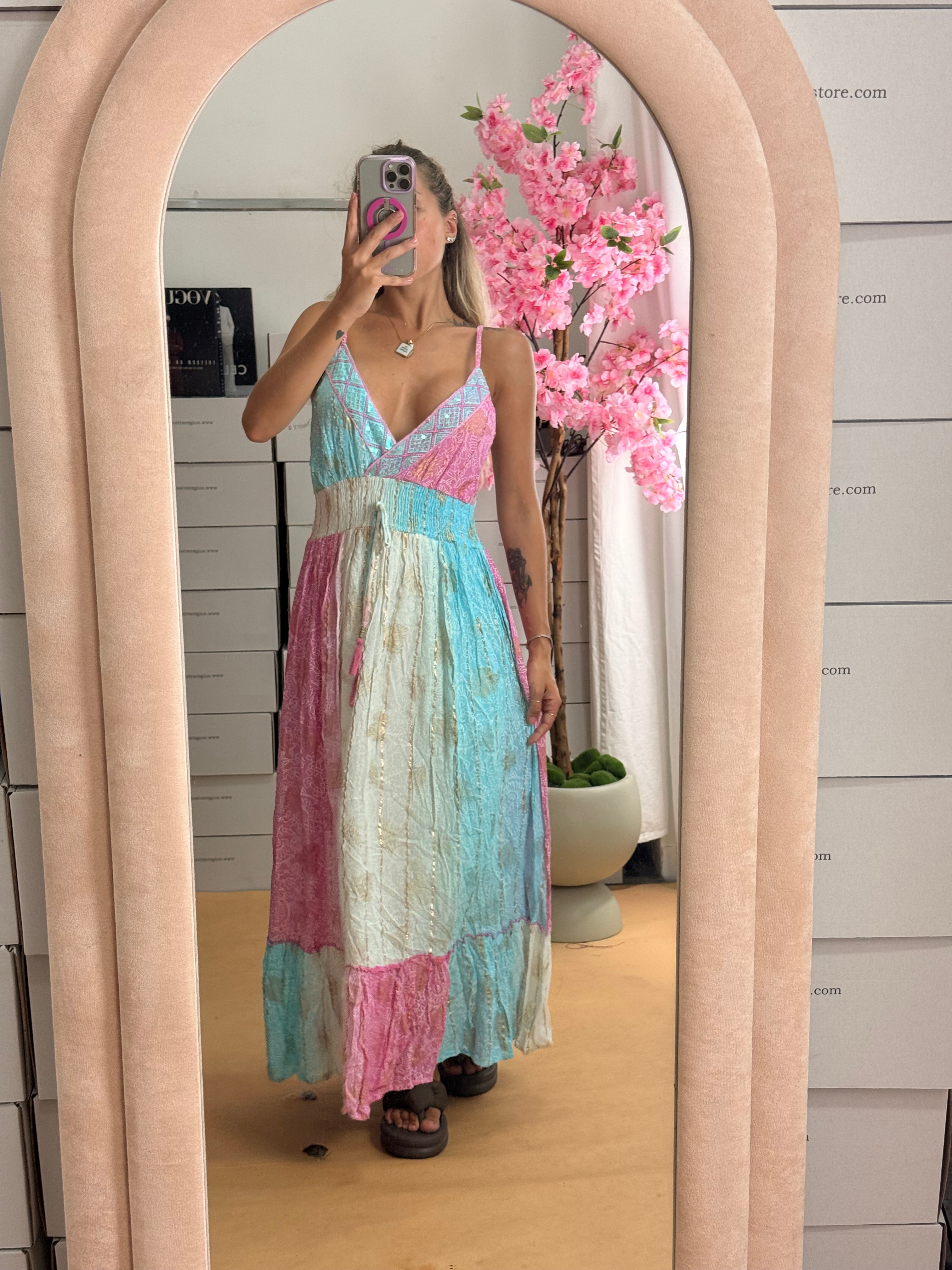 DRESS PASTELLI AZZURRO