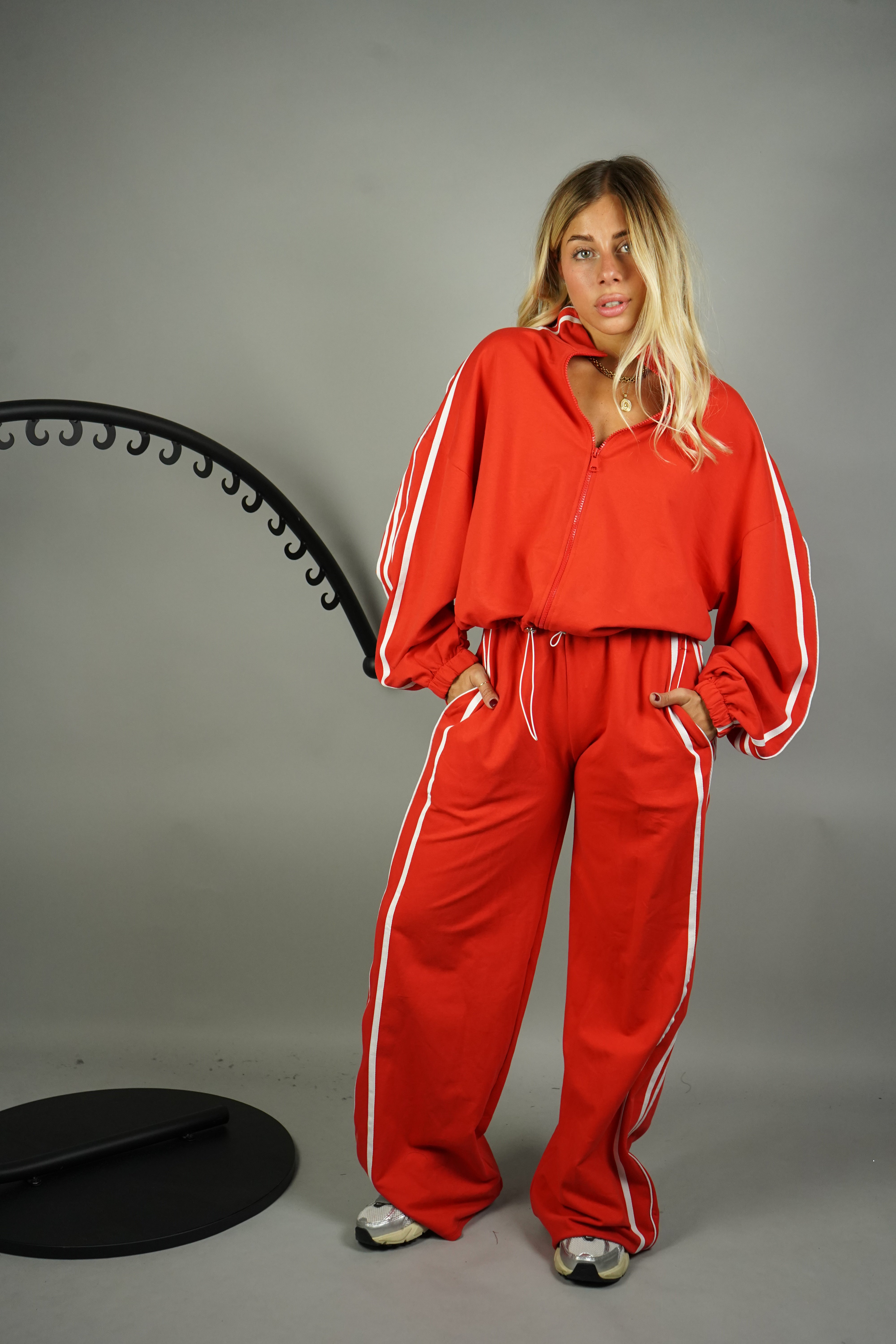 COORDINATO TUTA DAISY ROSSO