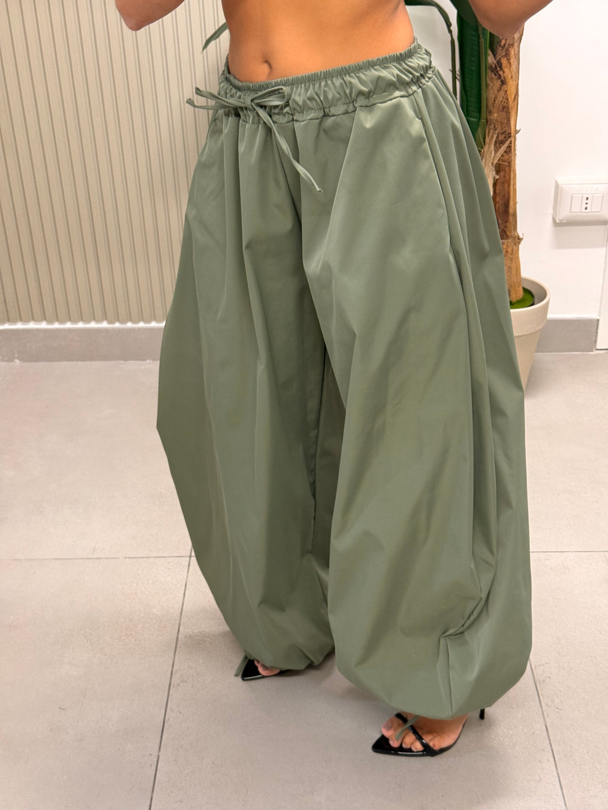 PANTALONE CARGO MELISSA VERDE