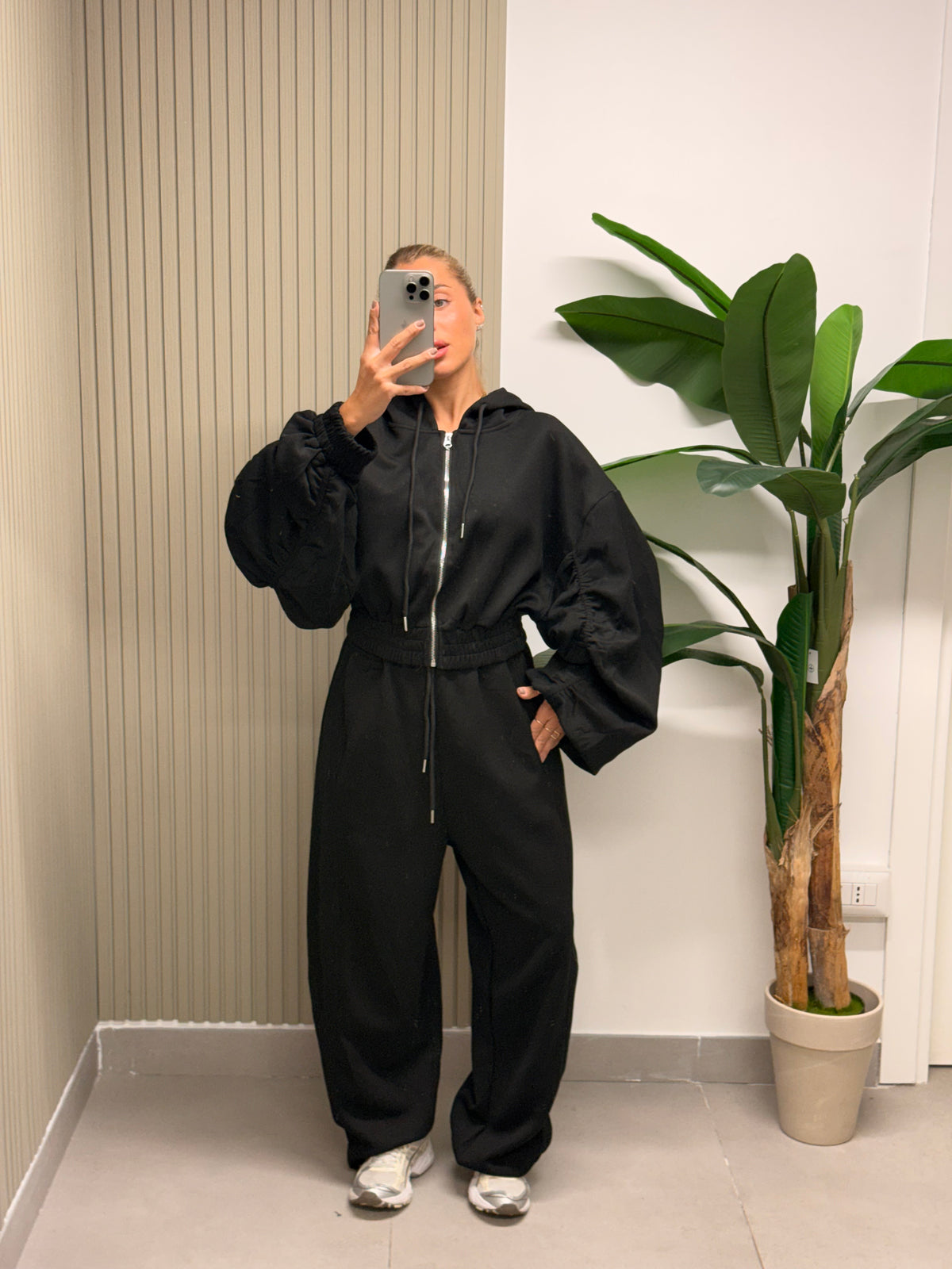 COORDINATO TUTA GRAZIA NERO