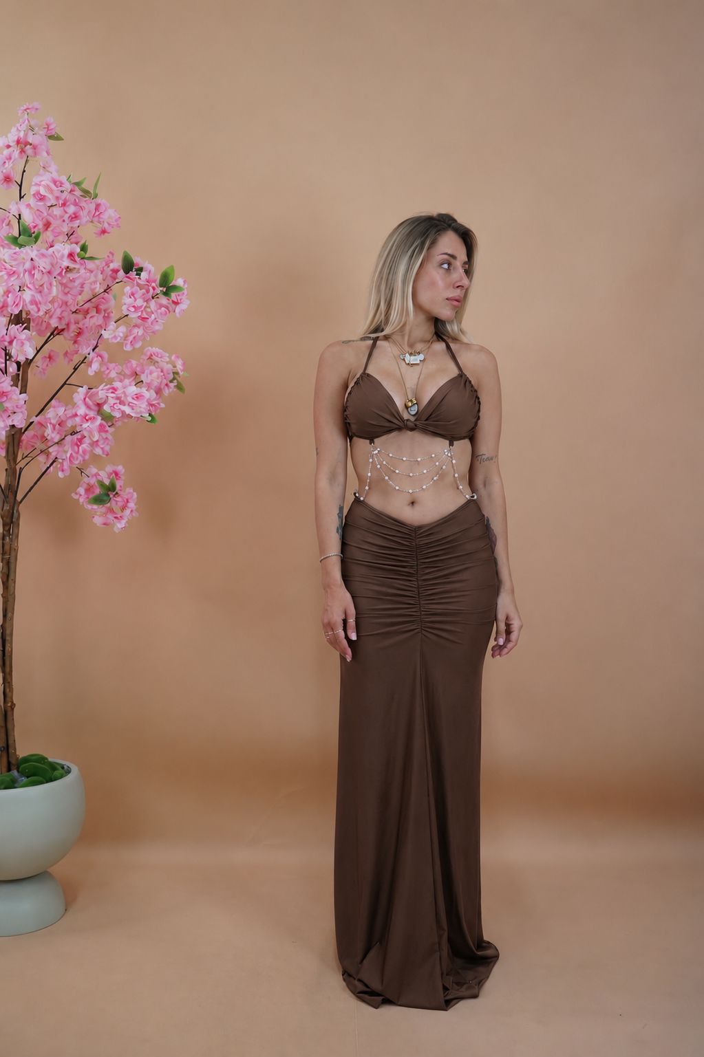 COORDINATO IBIZA MARRONE