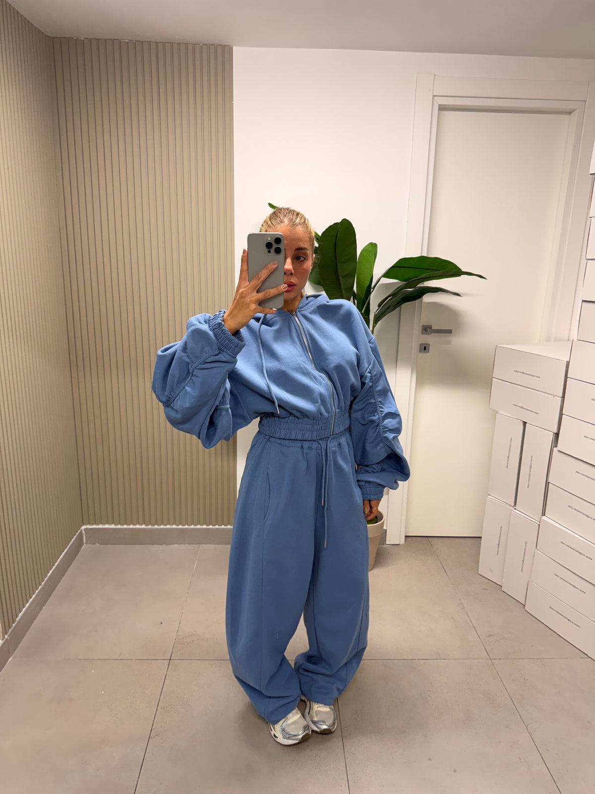 COORDINATO TUTA GRAZIA POLVERE