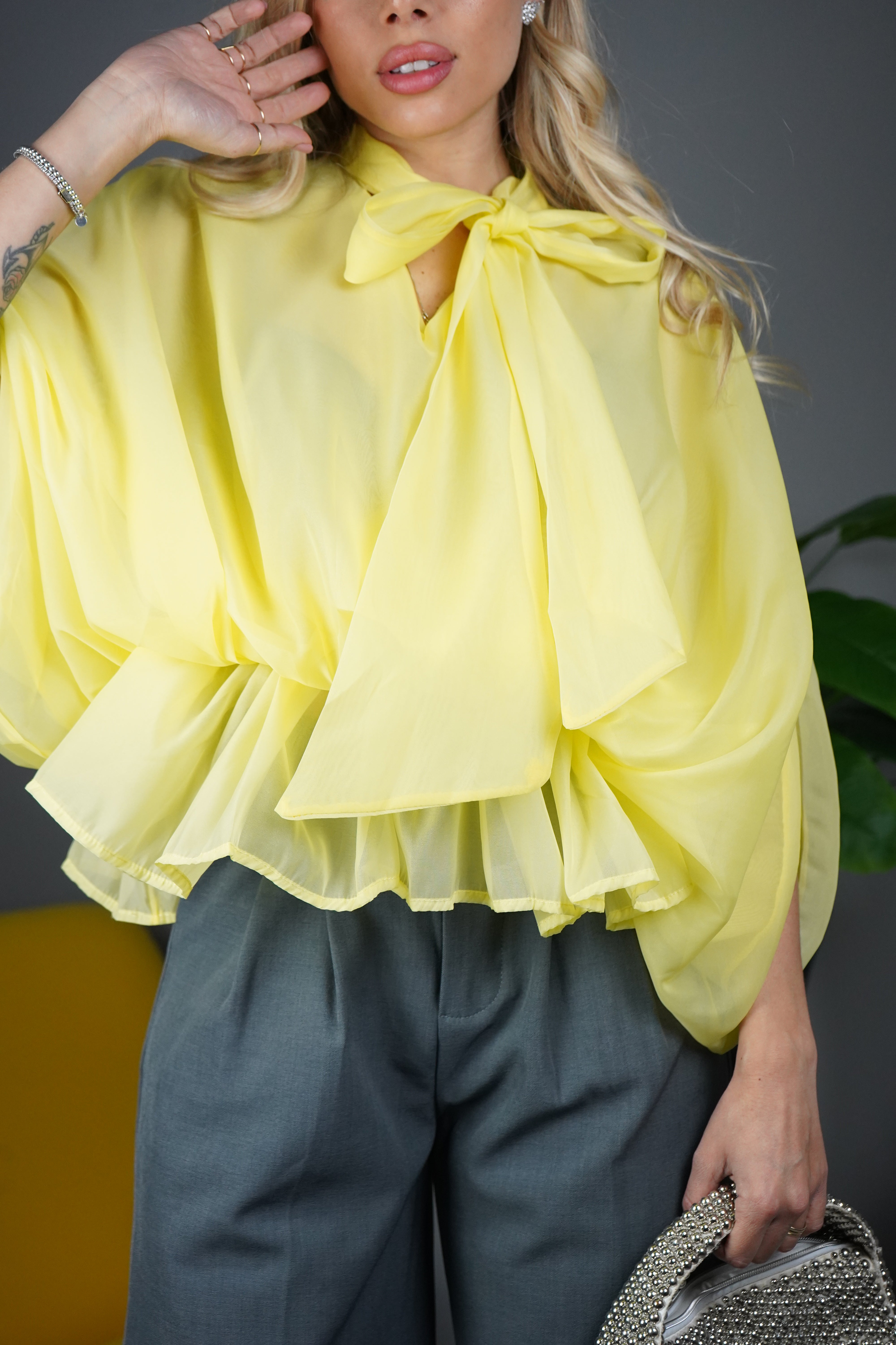CAMICIA VALENTINA GIALLA
