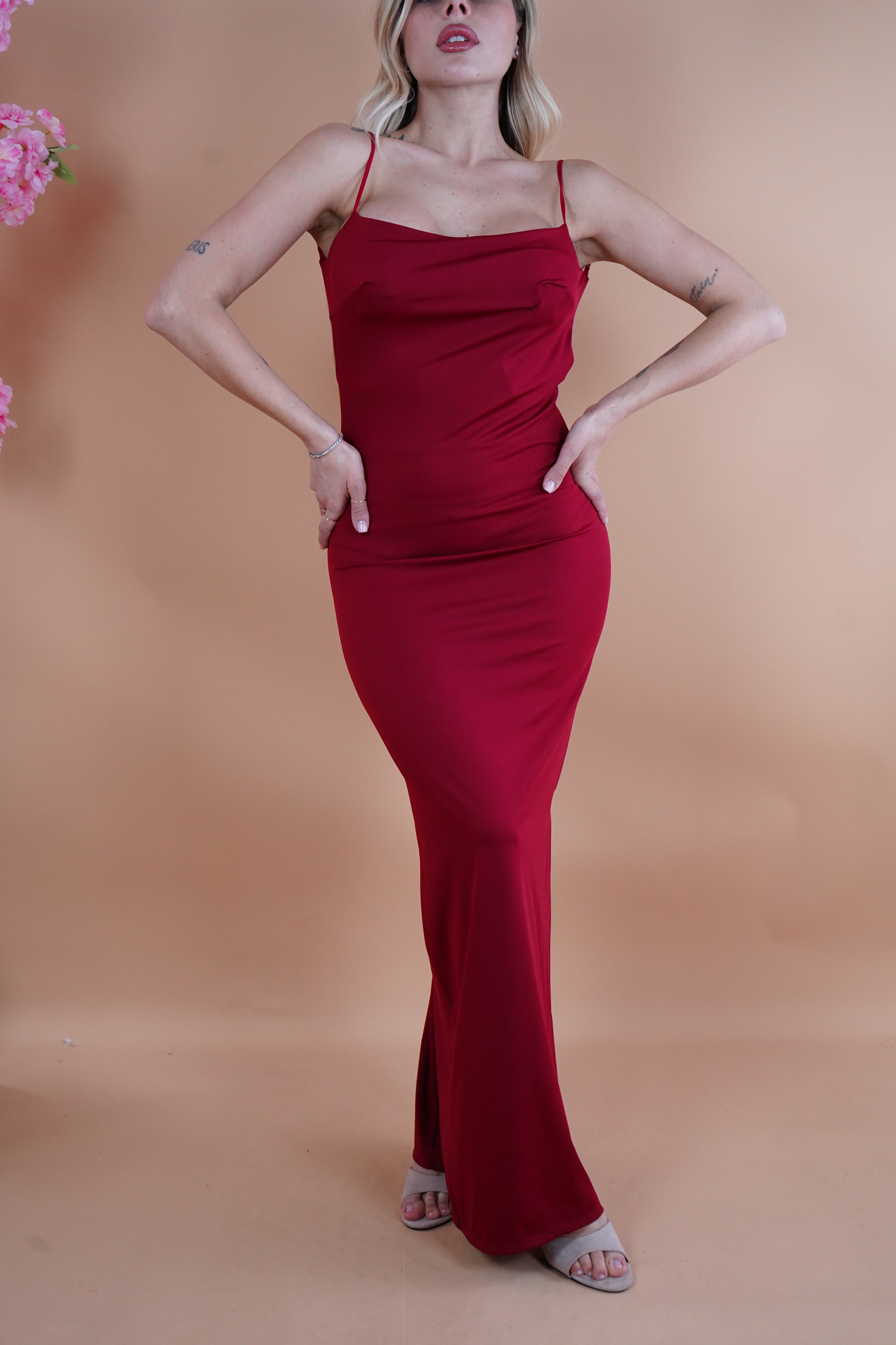 LONG DRESS ANNA ROSSO