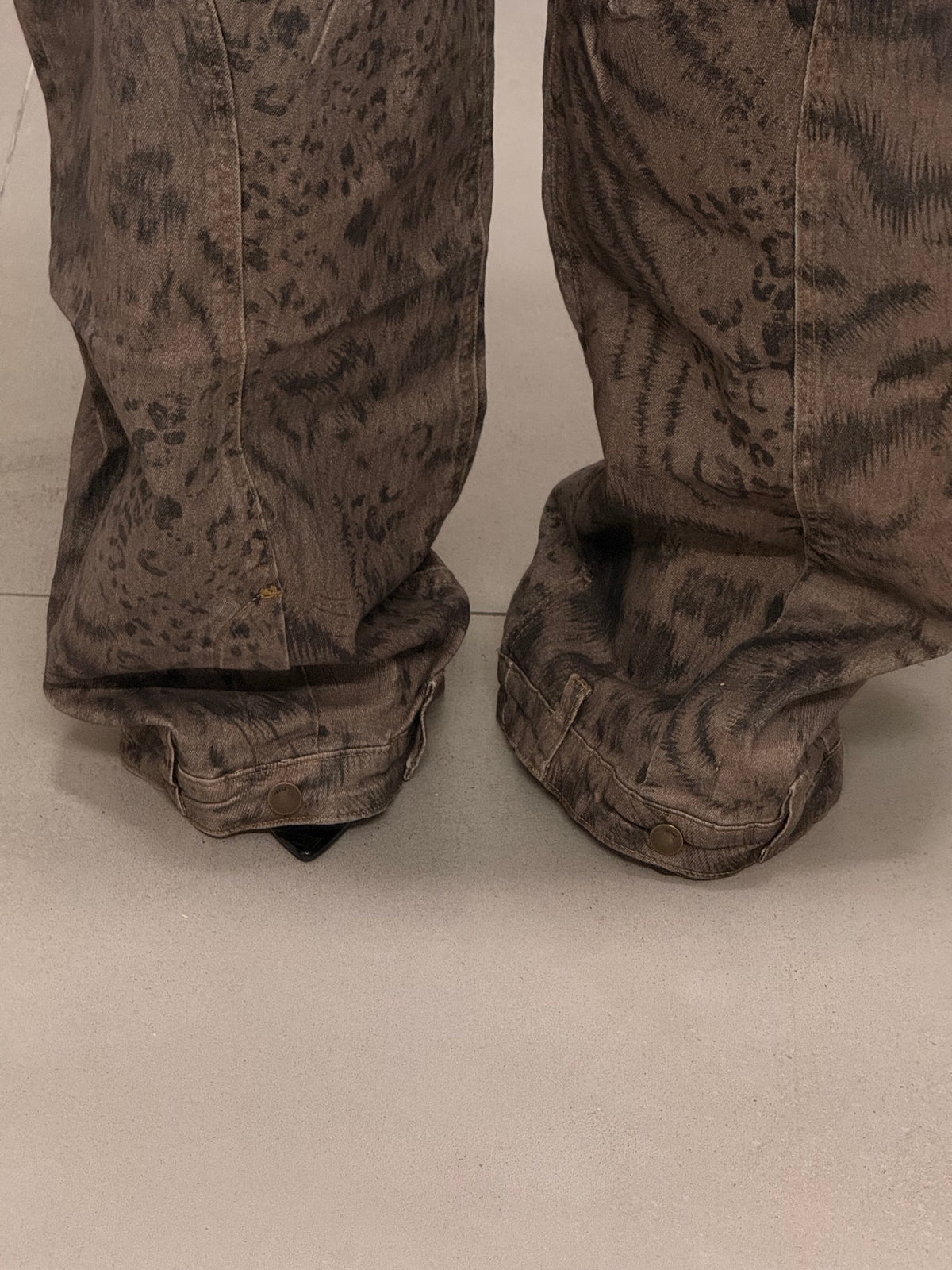 JEANS BAGGY ANIMALIER