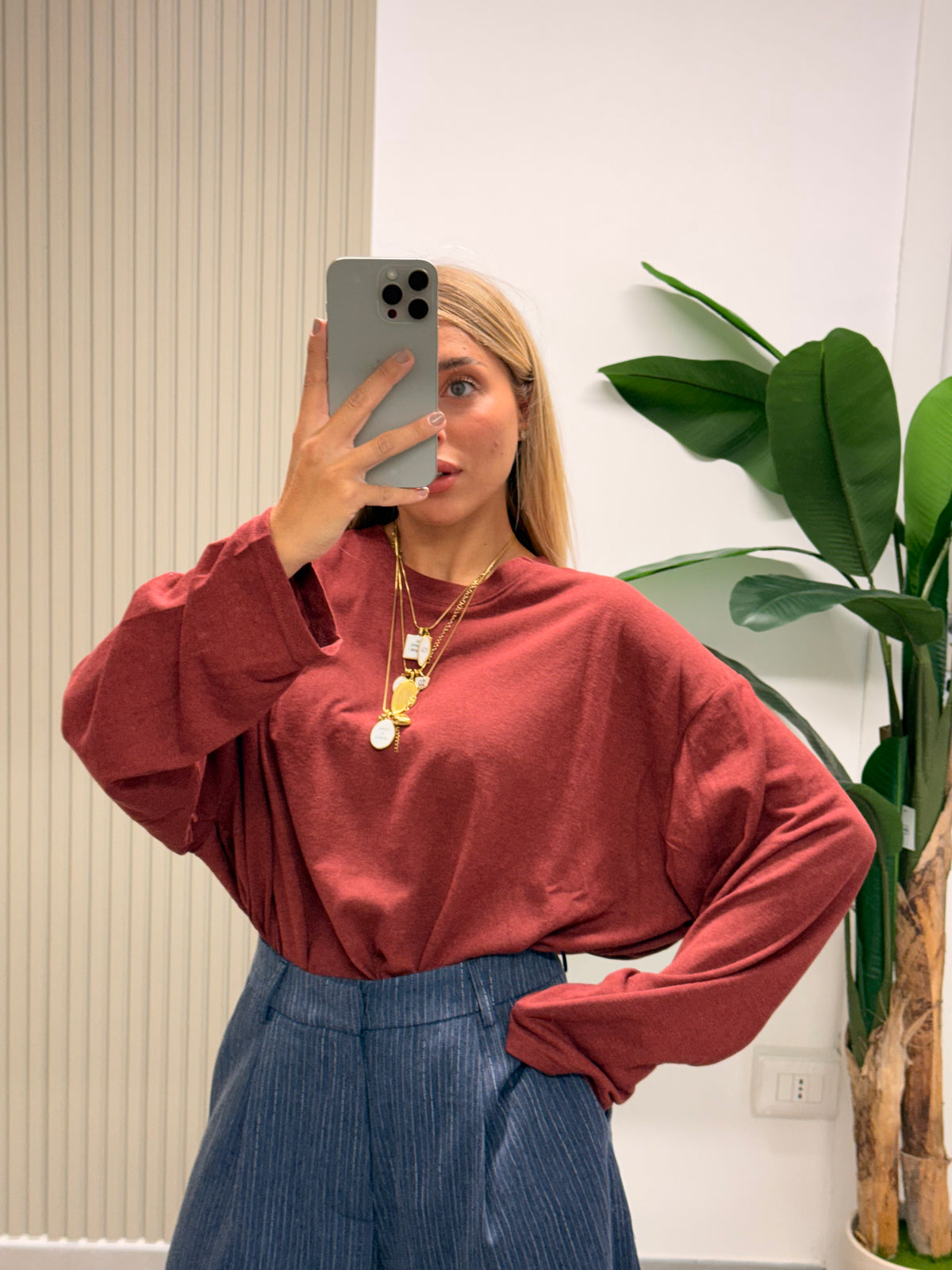 T-SHIRT EVERYDAY BORDEAUX