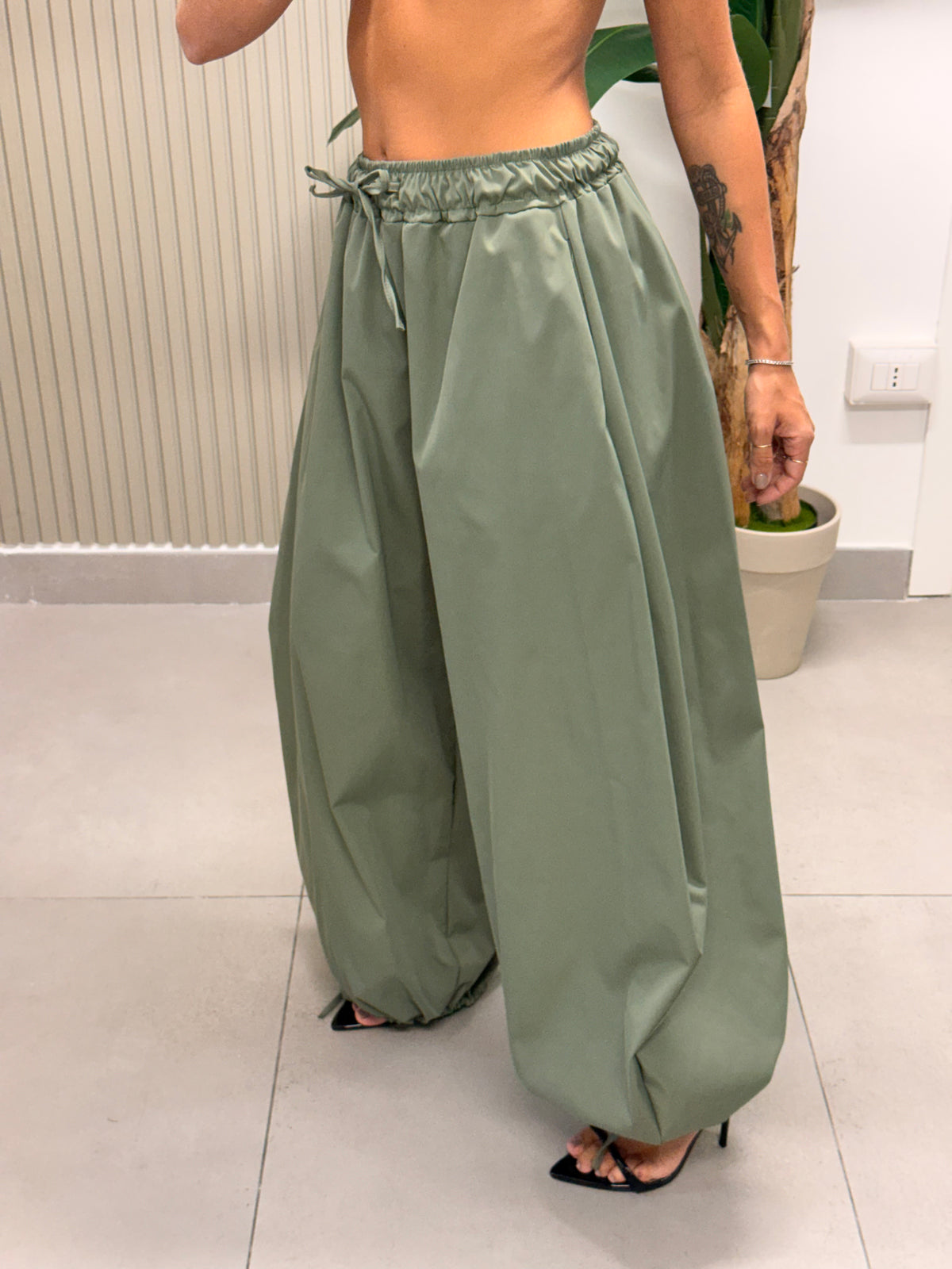 PANTALONE CARGO MELISSA VERDE
