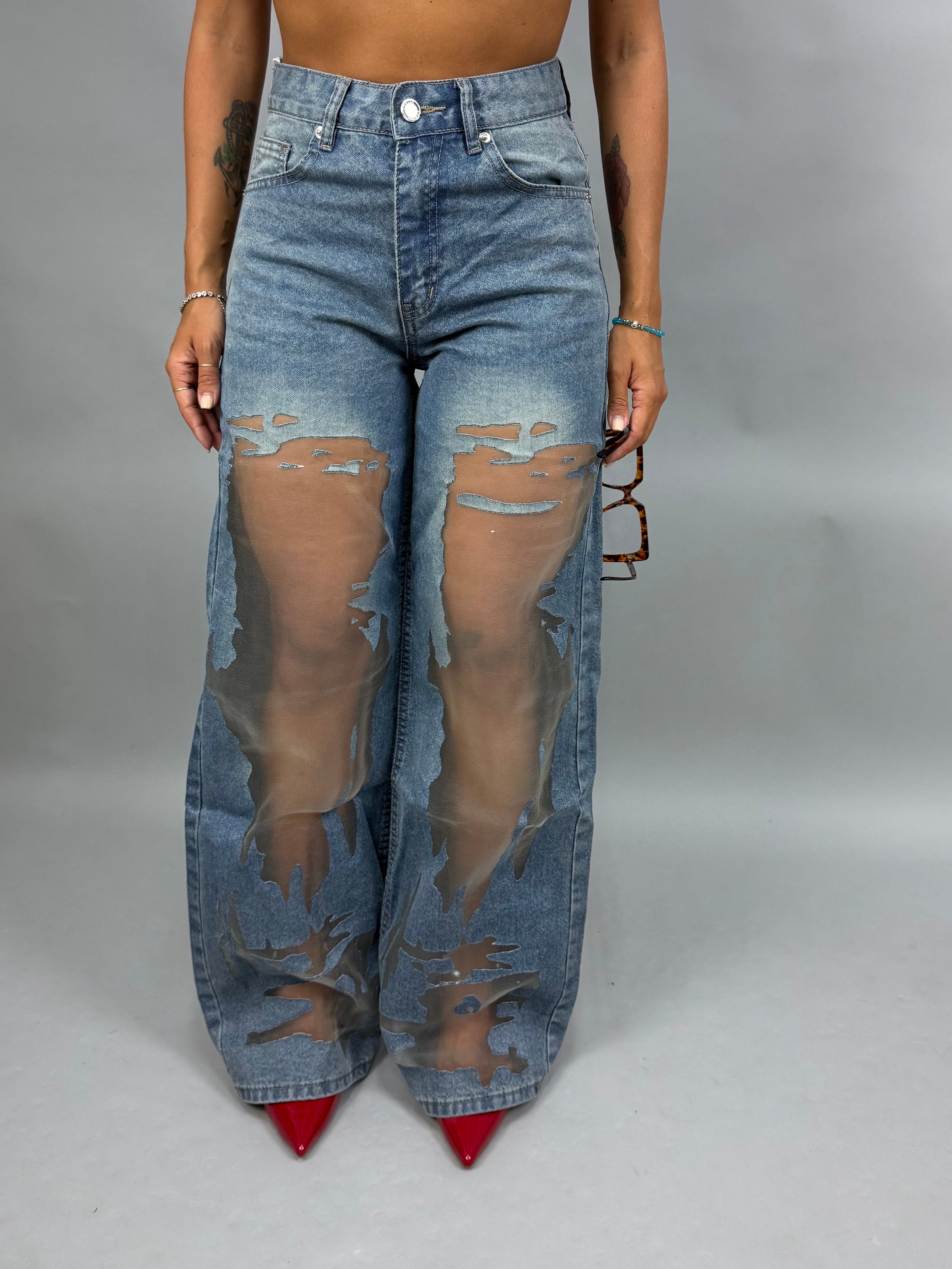 JEANS TRASPARENZE