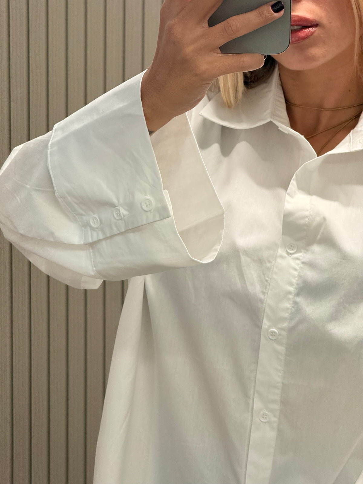 CAMICIA REGULAR MANICA LARGA BIANCA