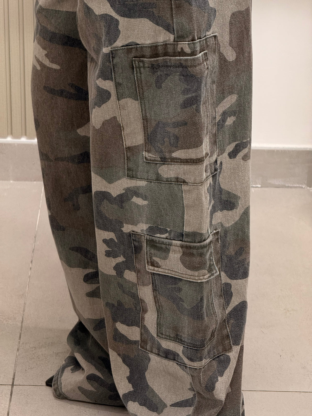 JEANS MIMETICO WIDE LEG