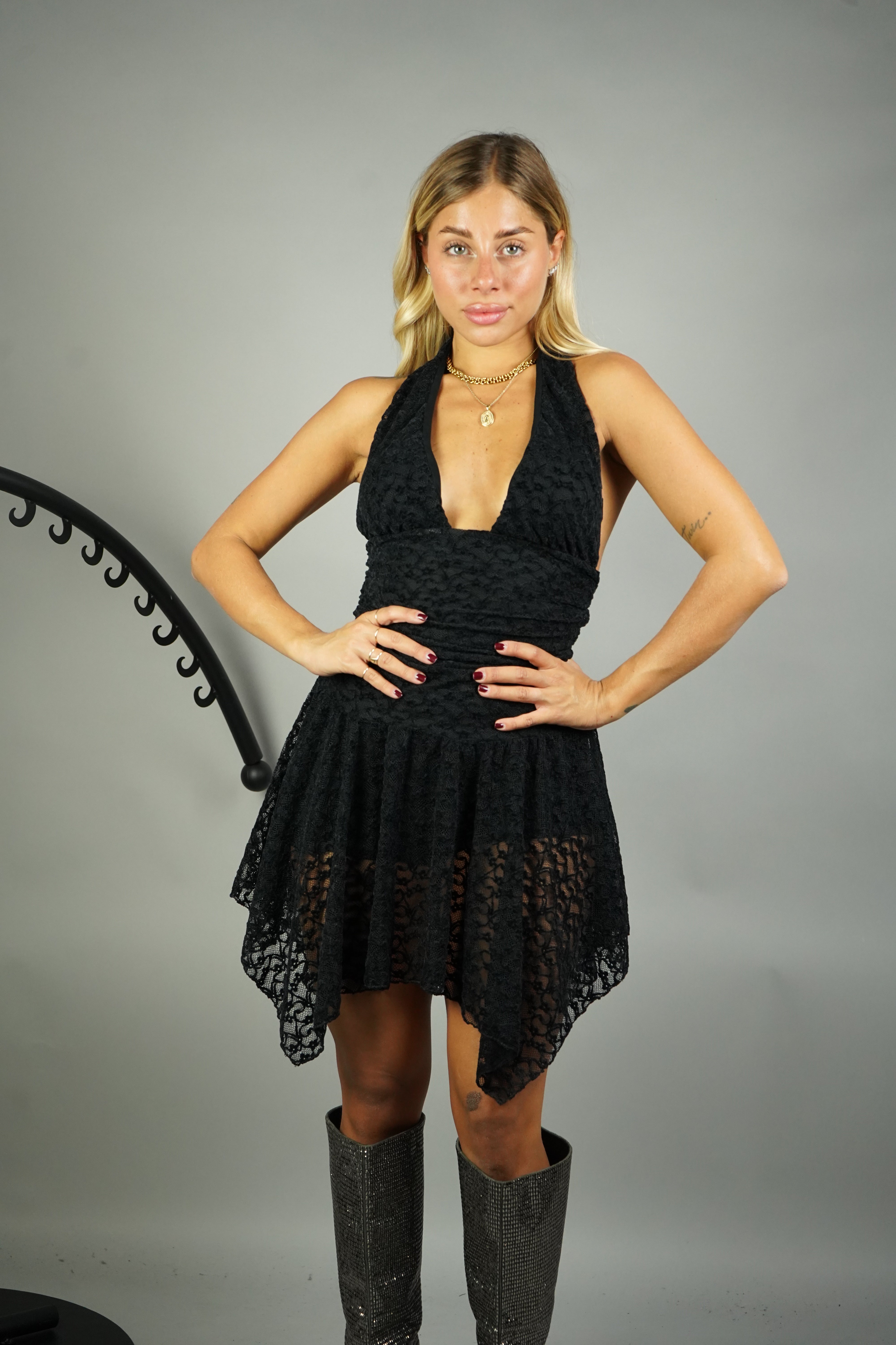 DRESS CORINNE NERO