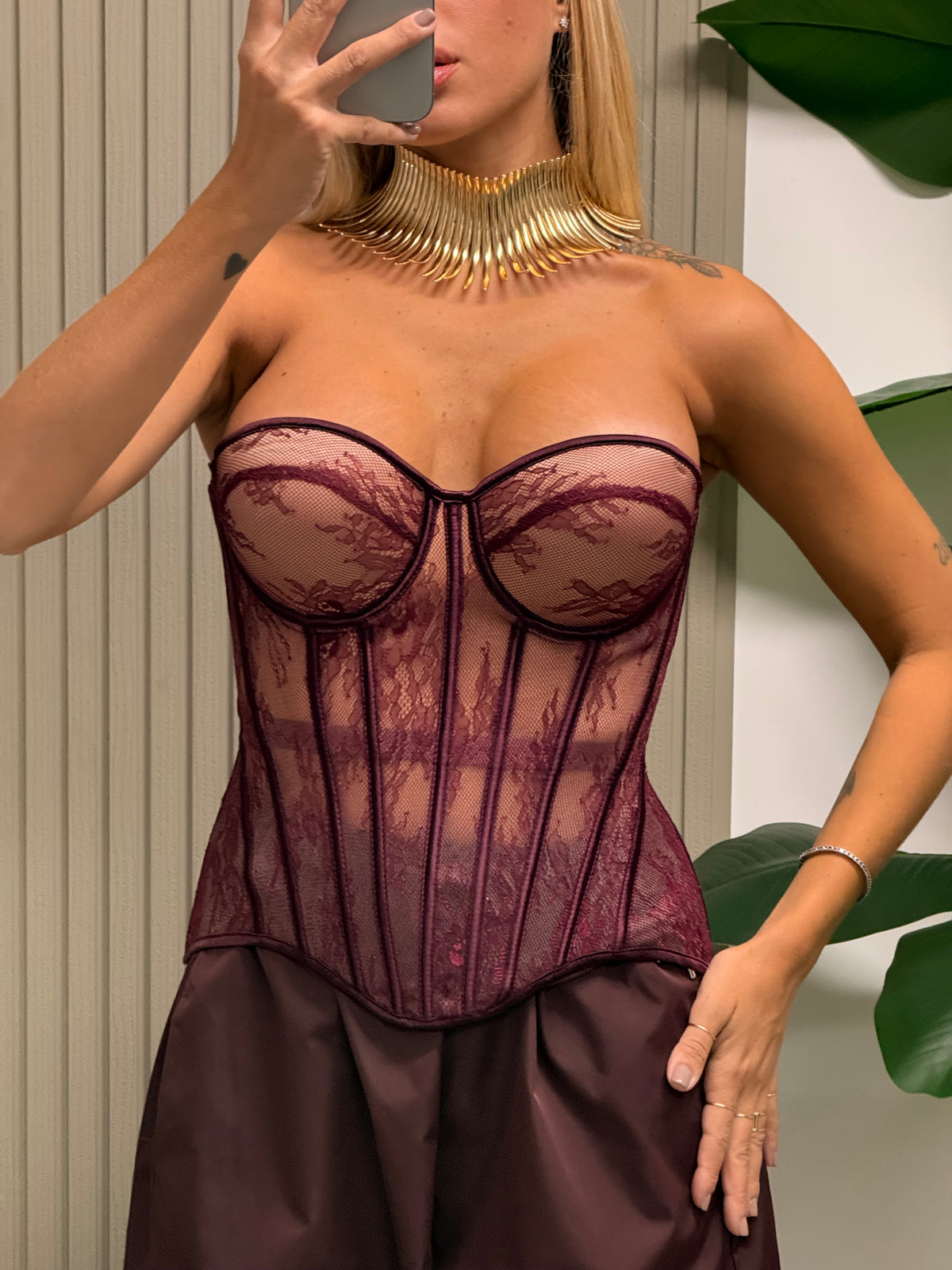 BUSTINO IN PIZZO BORDEAUX