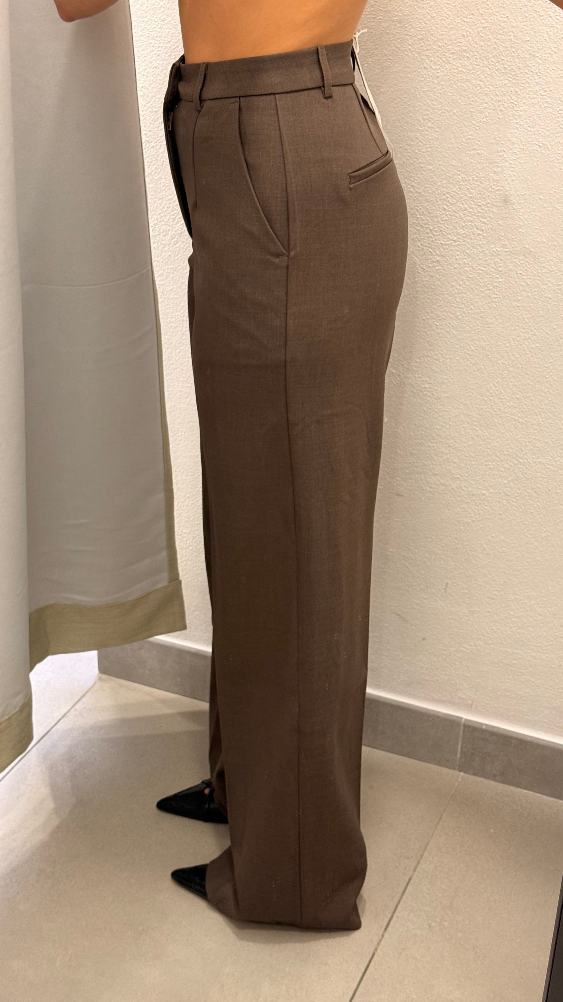 PANTALONE OFFICE MARRONE