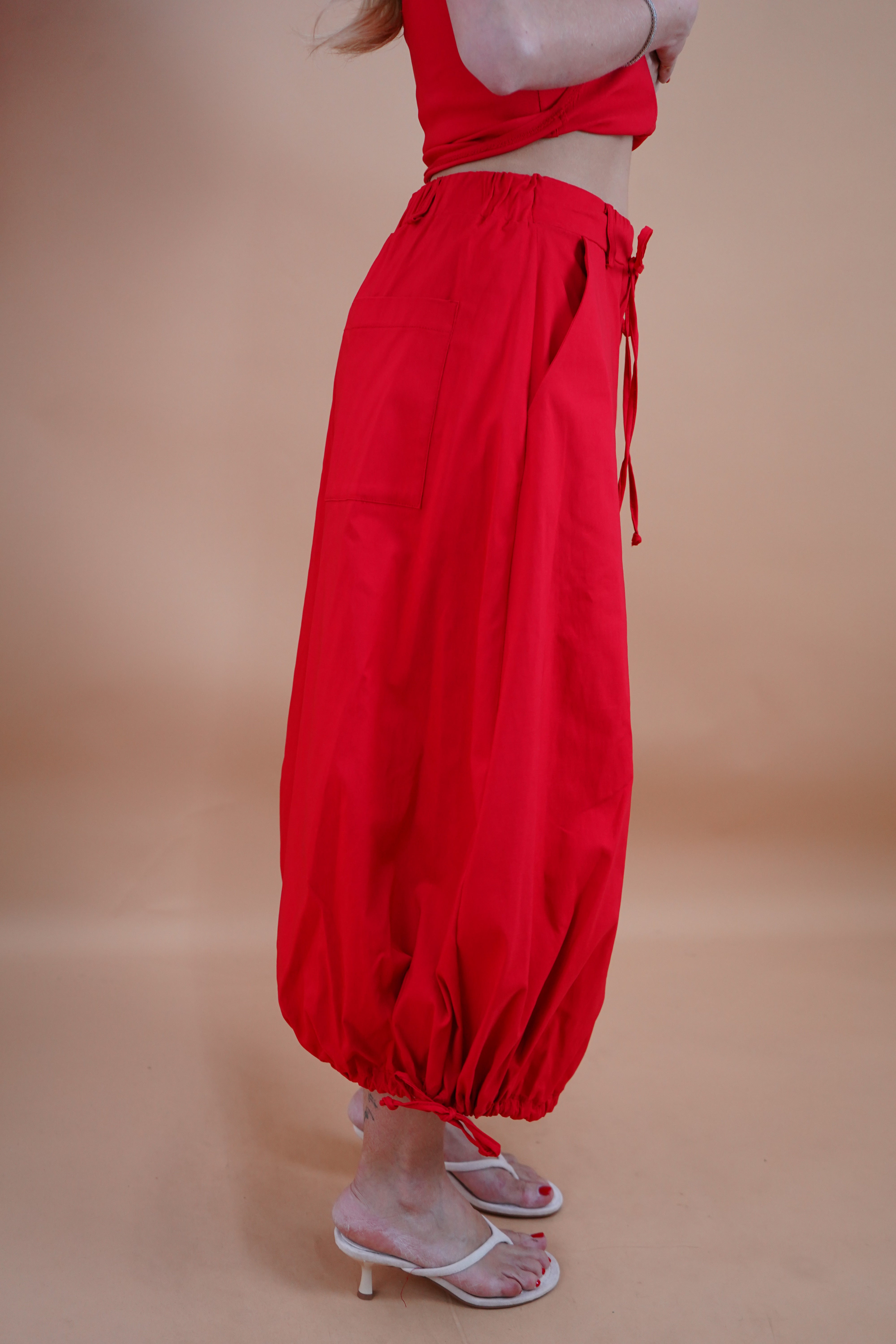 COORDINATO ROMINA ROSSO by lumina