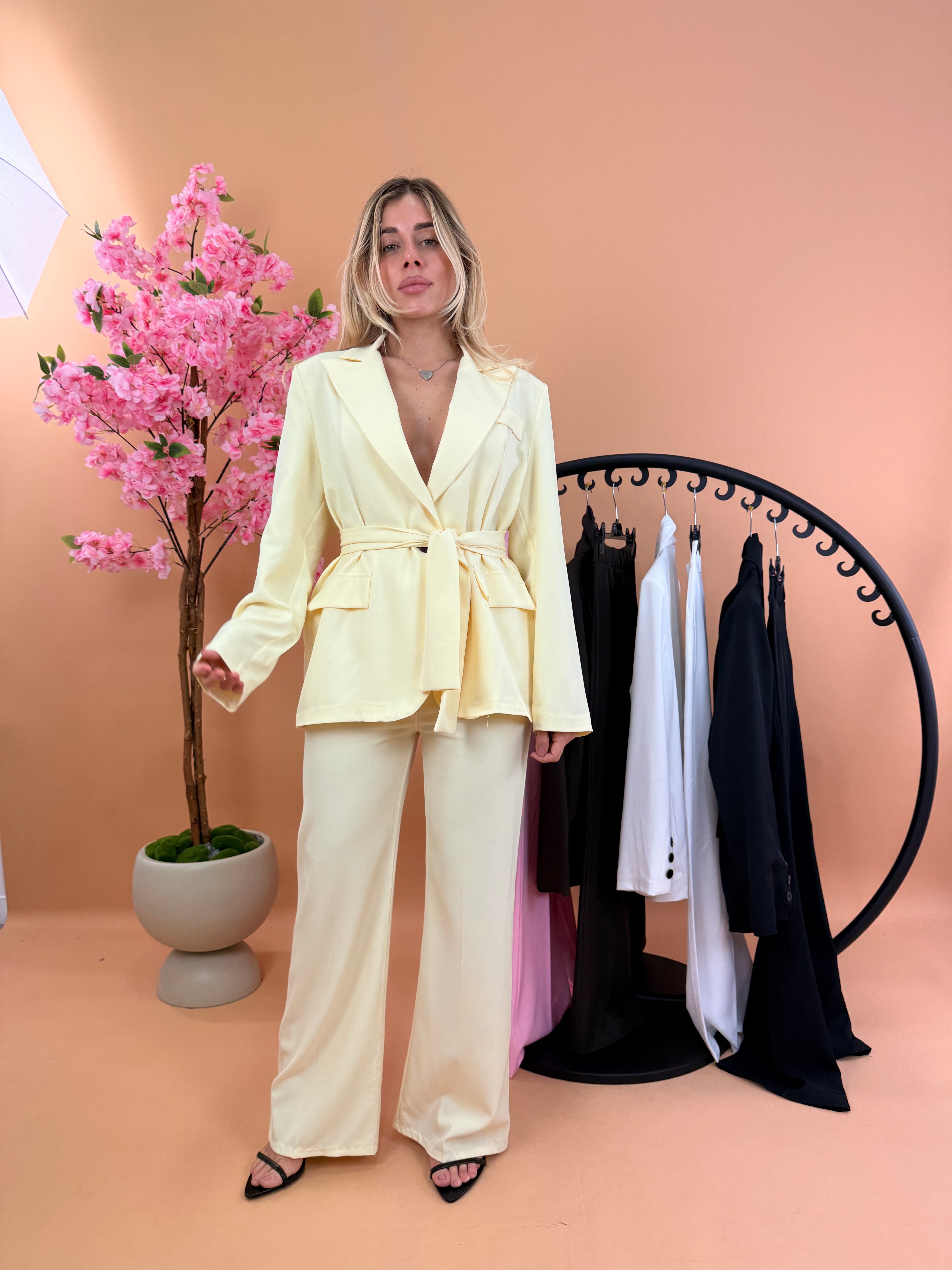 TAILLEUR CINTURA GIALLO BURRO