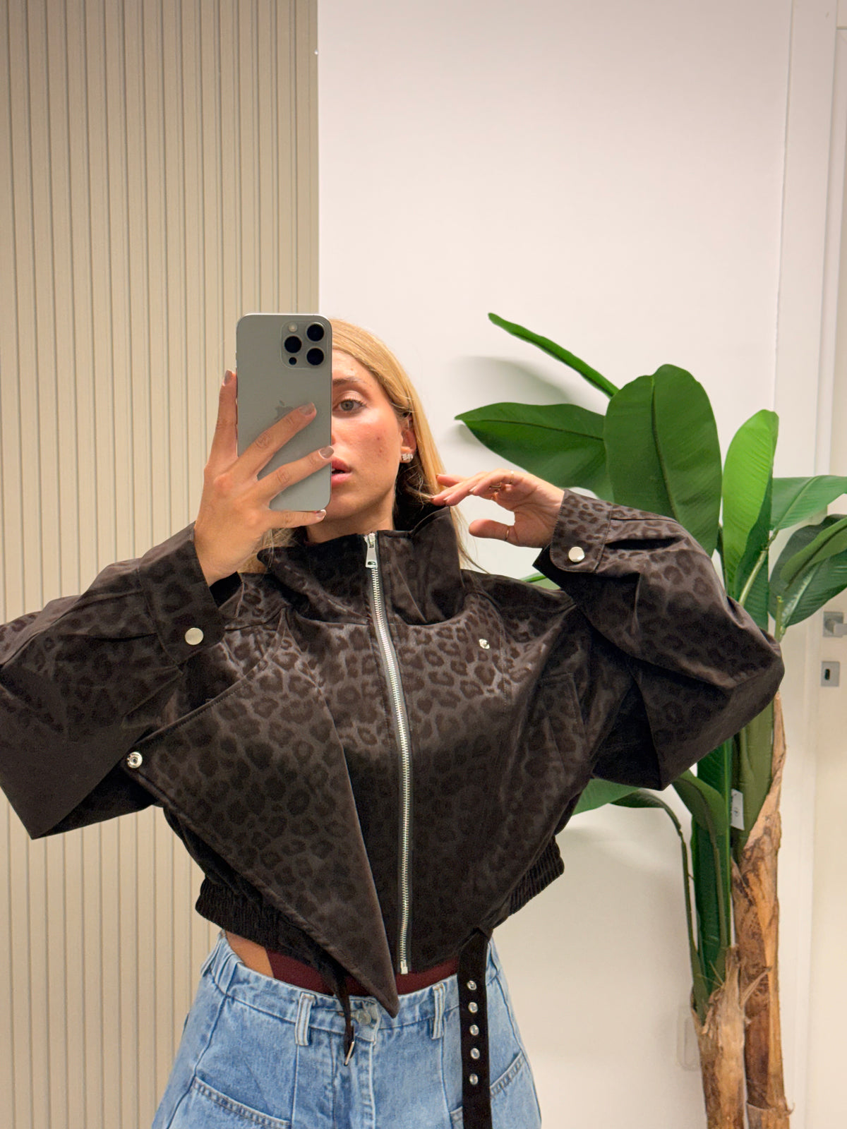 BOMBER ANIMALIER IMPERMEABILE