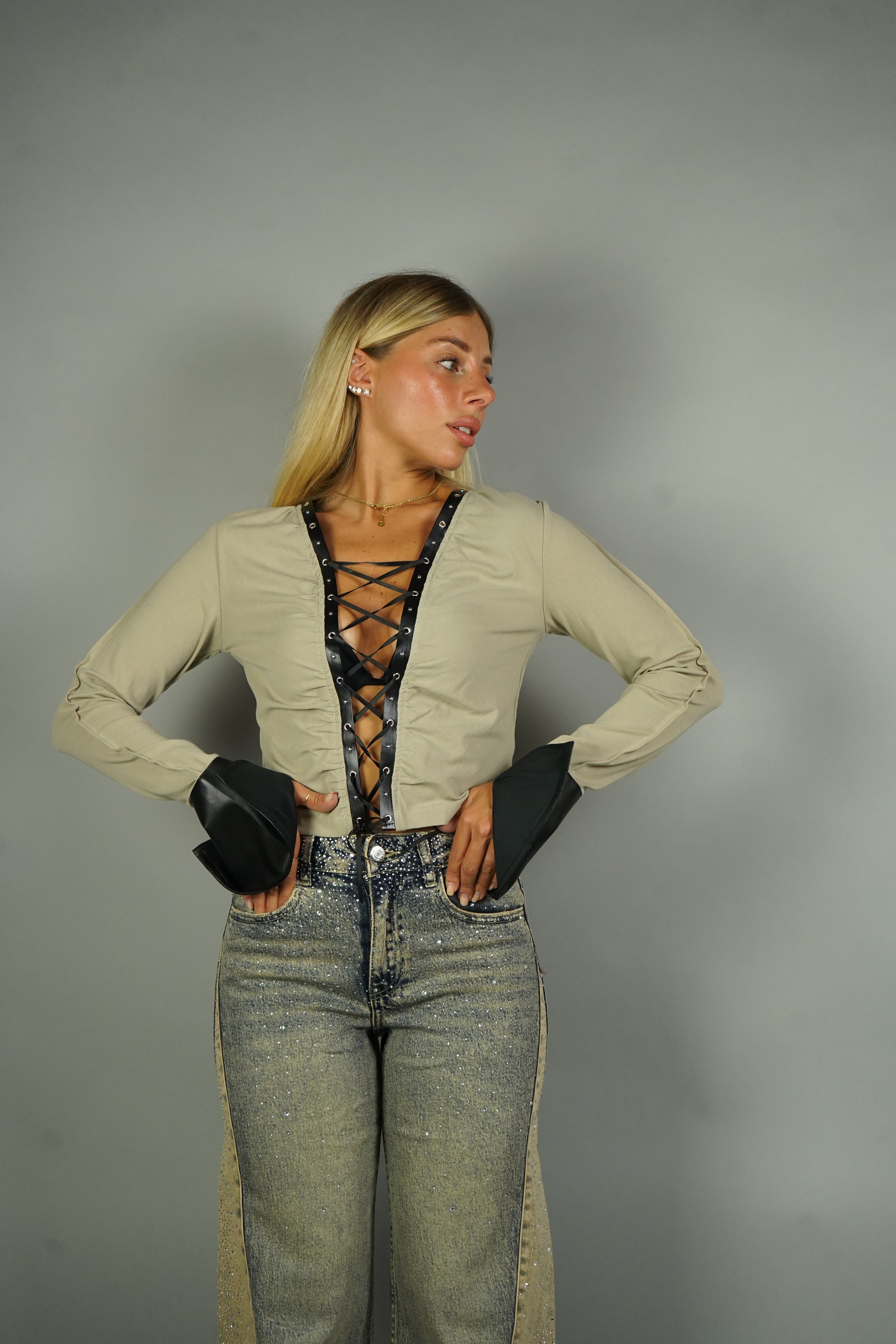 MAGLIA ADDAMS BEIGE