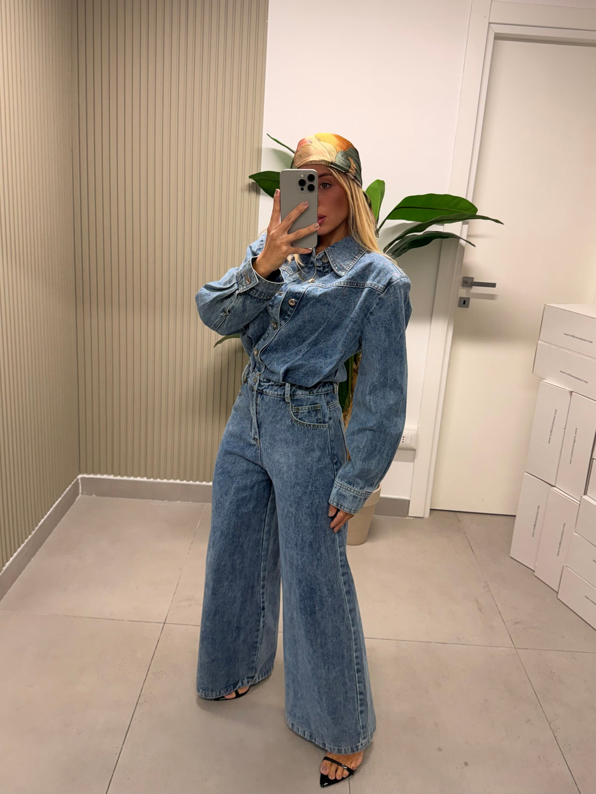 JUMPSUIT DENIM CON SPALLINE