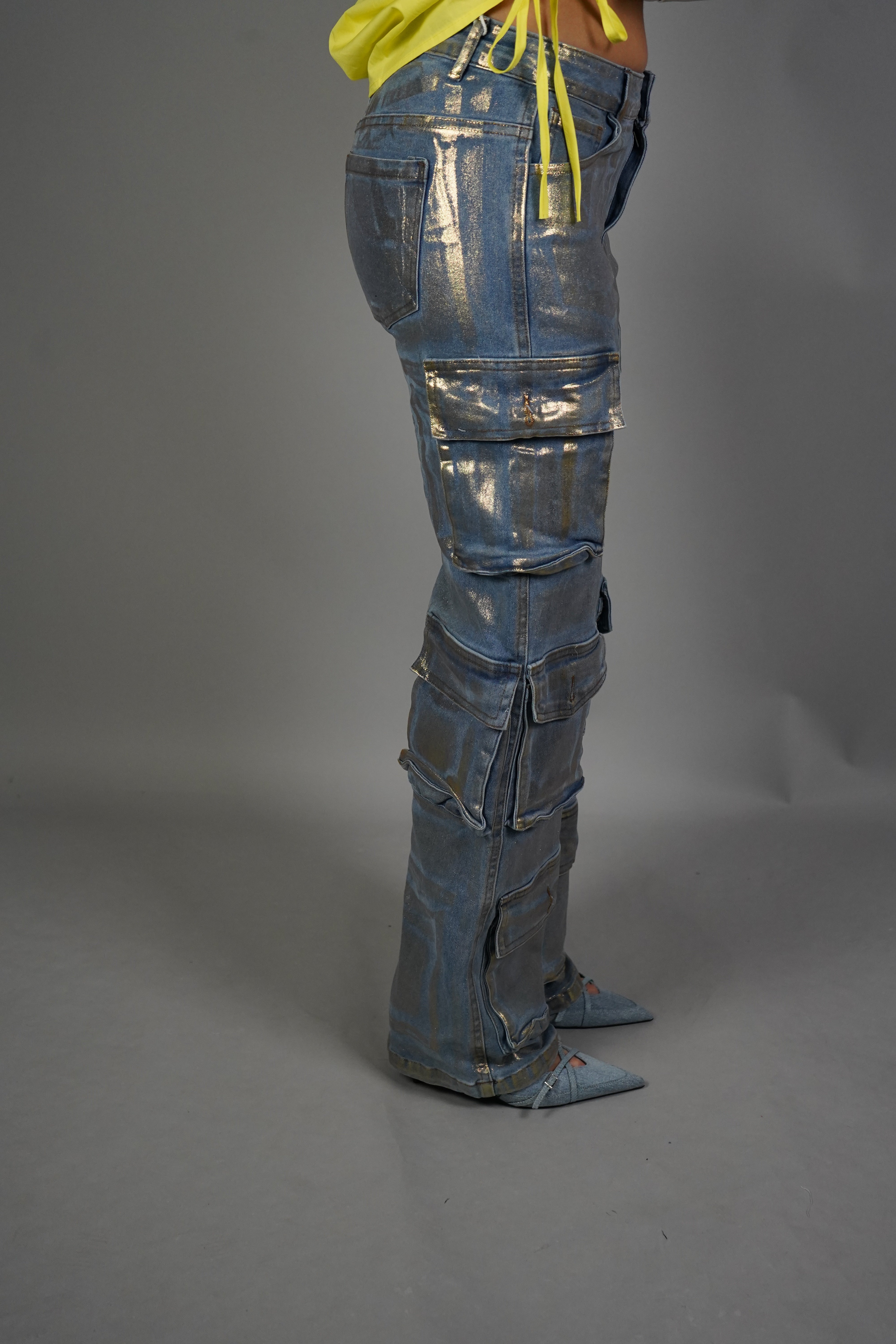 JEANS CARGO GOLDEN