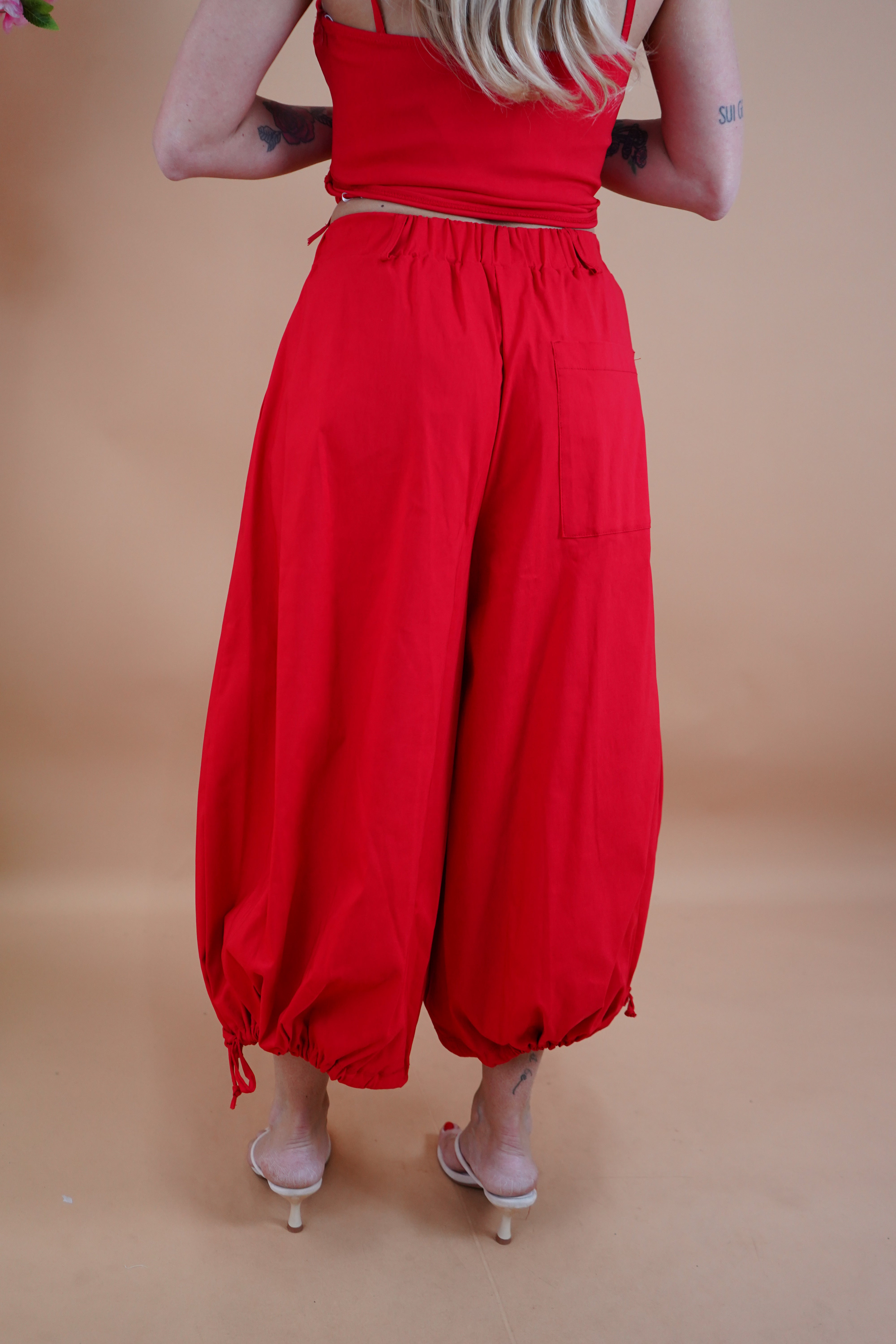 COORDINATO ROMINA ROSSO by lumina