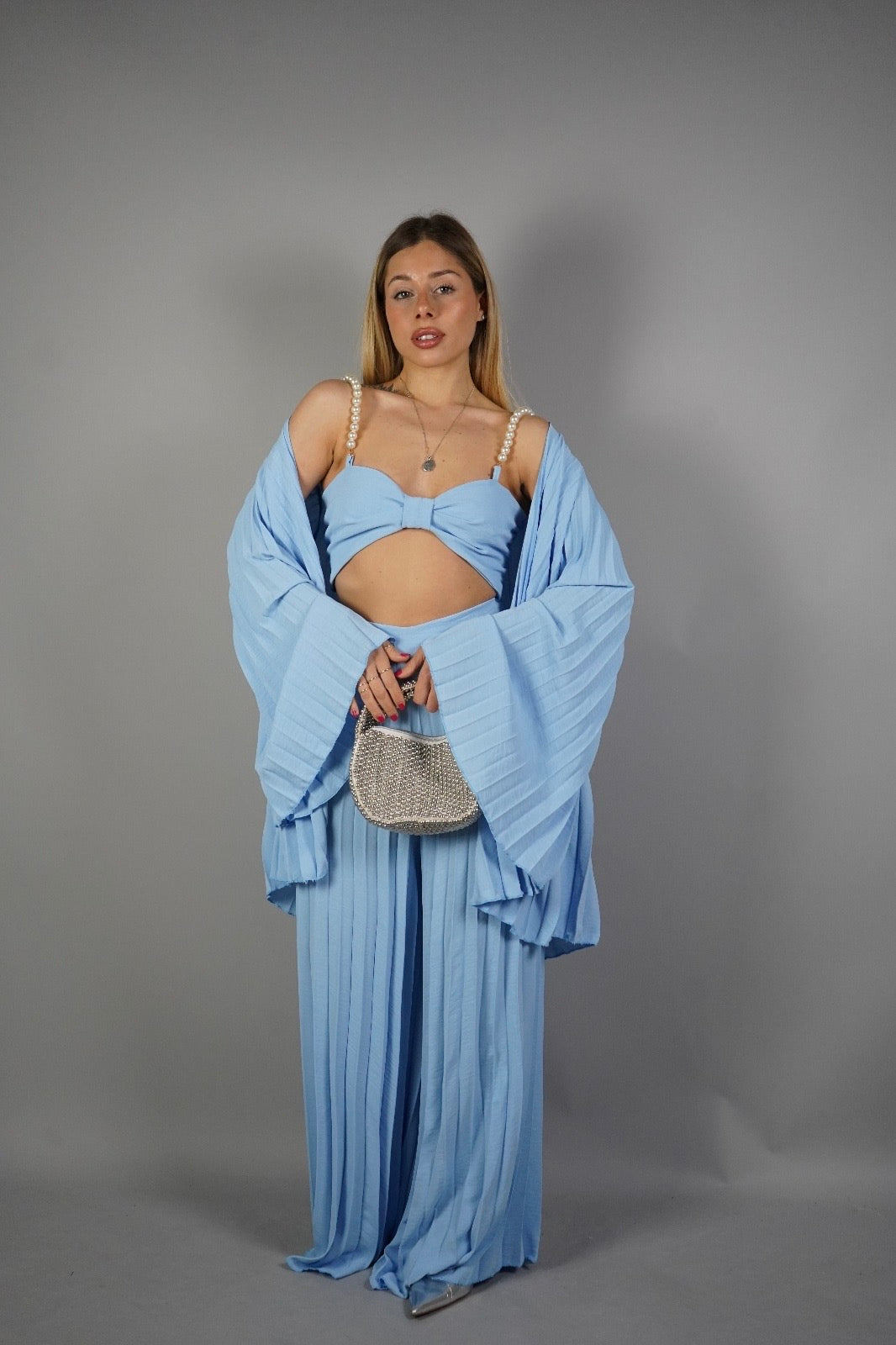 COORDINATO FIOCCO AZZURRO