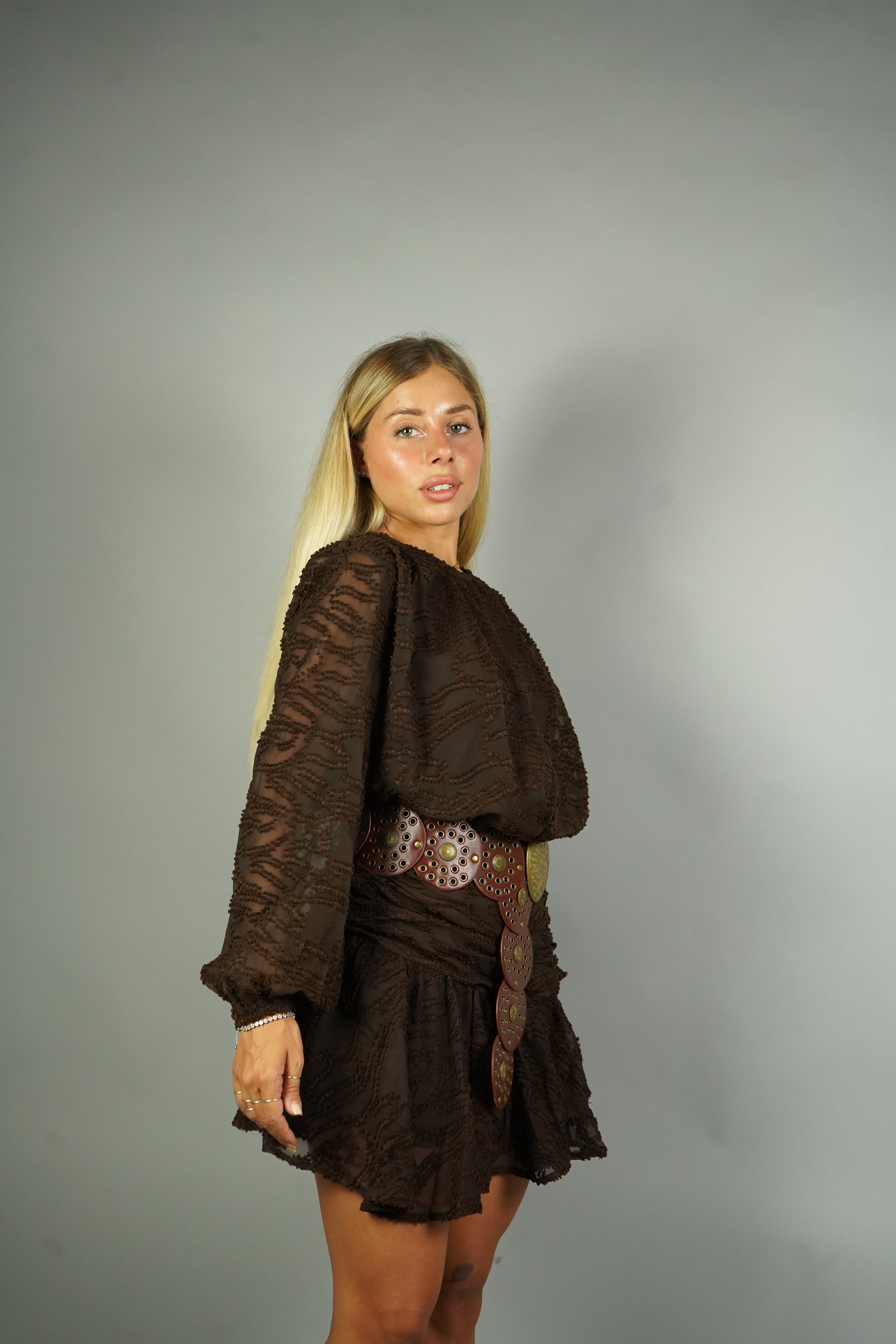 MINI DRESS ILARIA MARRONE