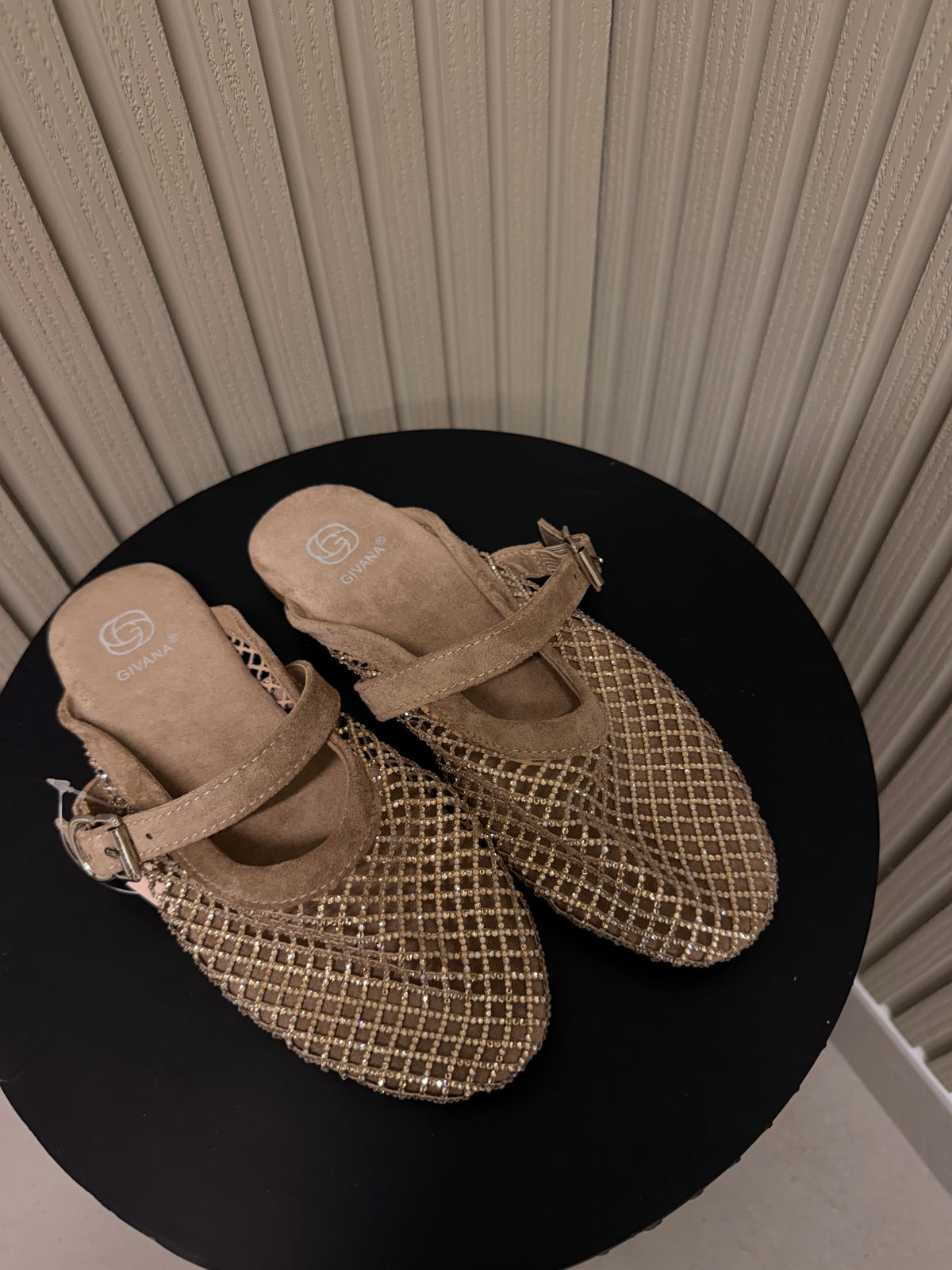 BAMBOLINA STRASS BEIGE