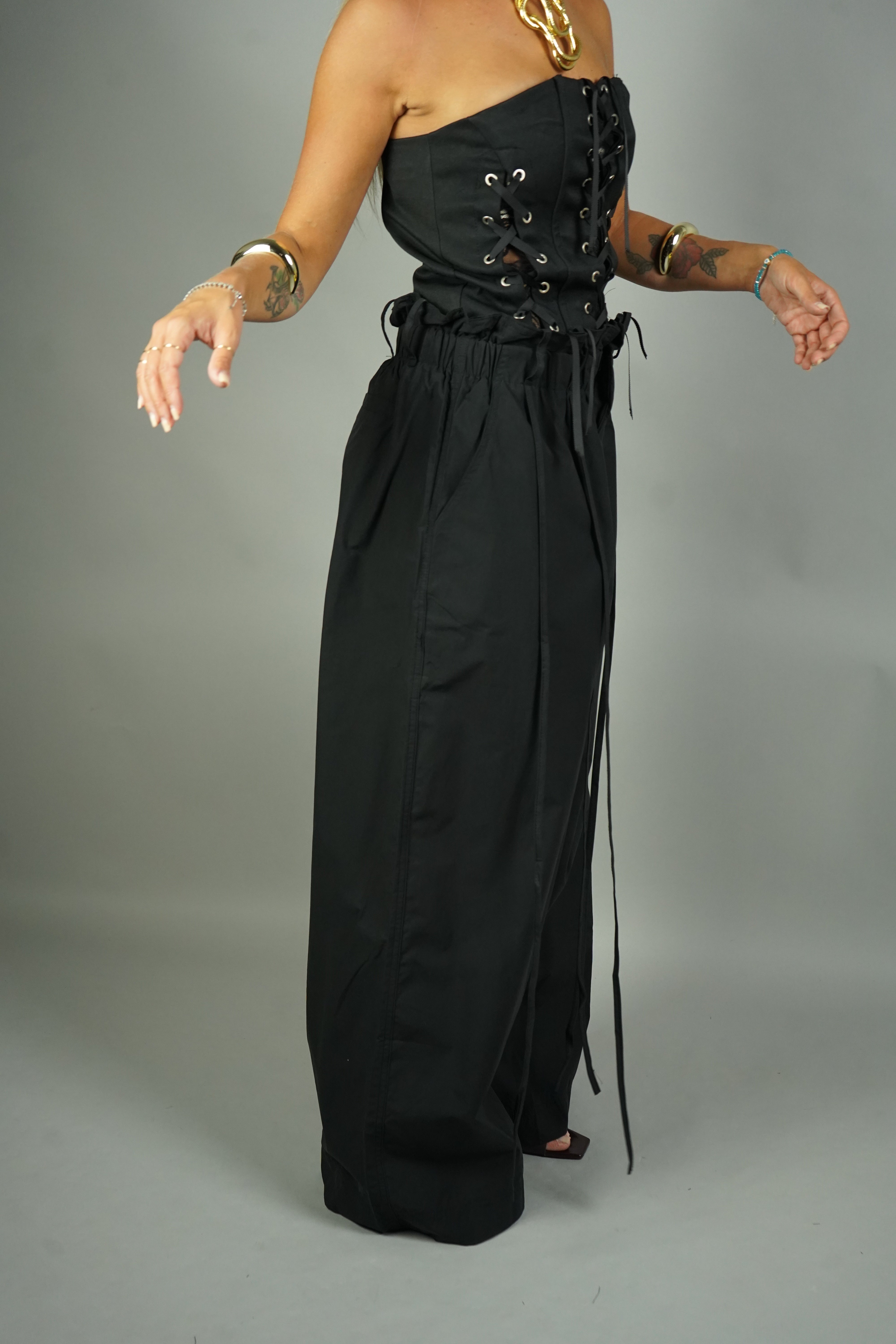 PANTALONE DIANA NERO