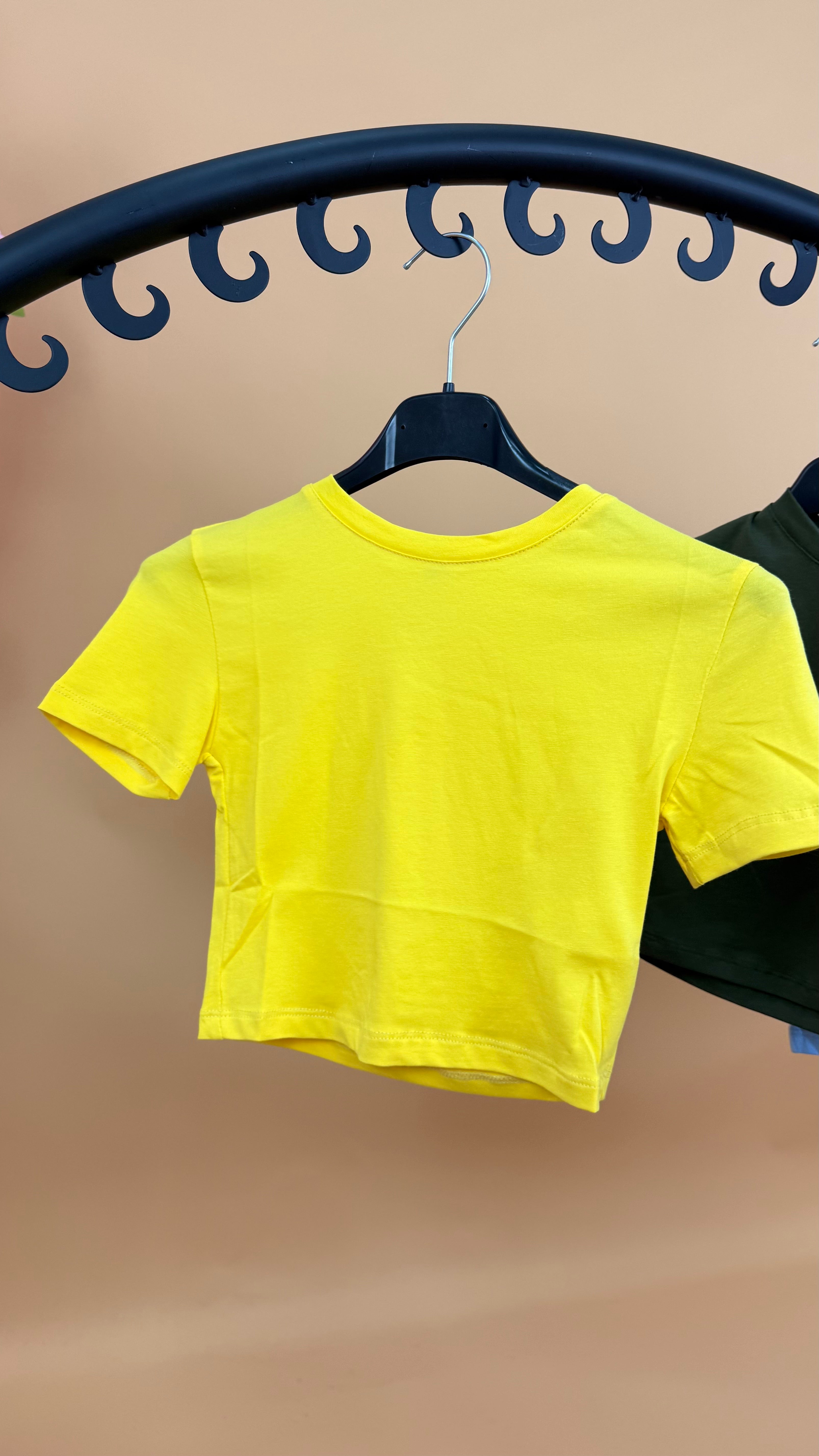 T-SHIRT CROP LUMINA (vari colori)